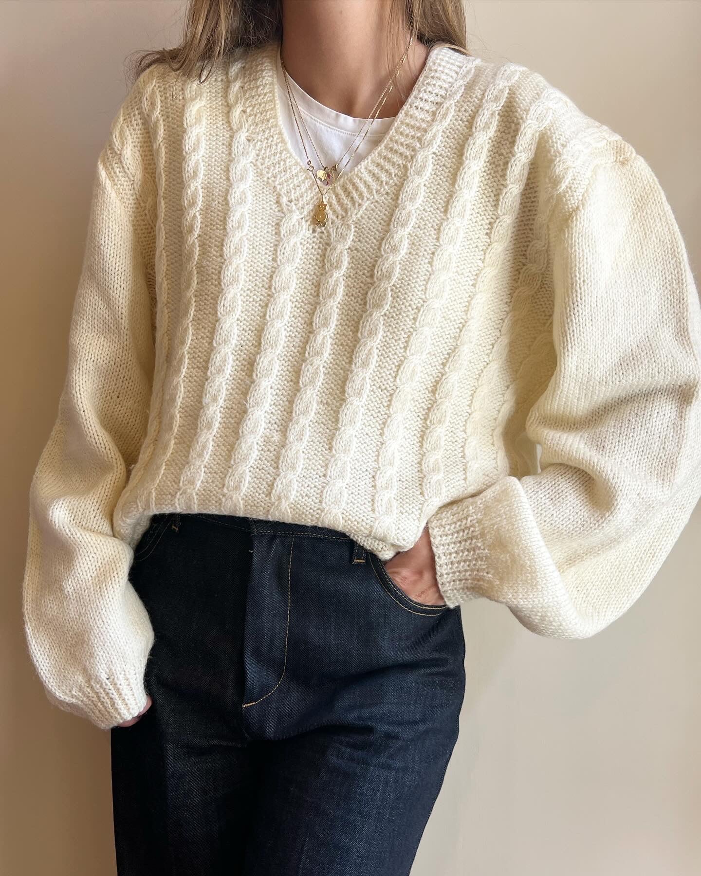 MAGLIONE PANNA