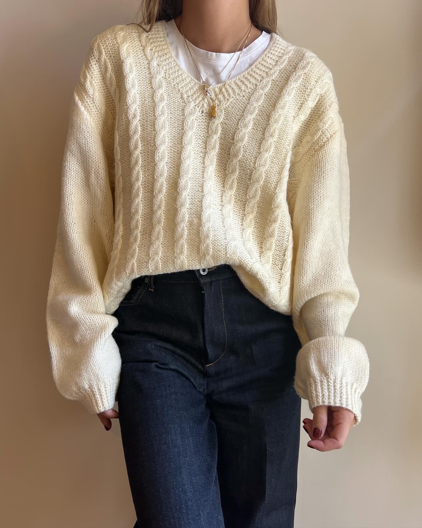 MAGLIONE PANNA