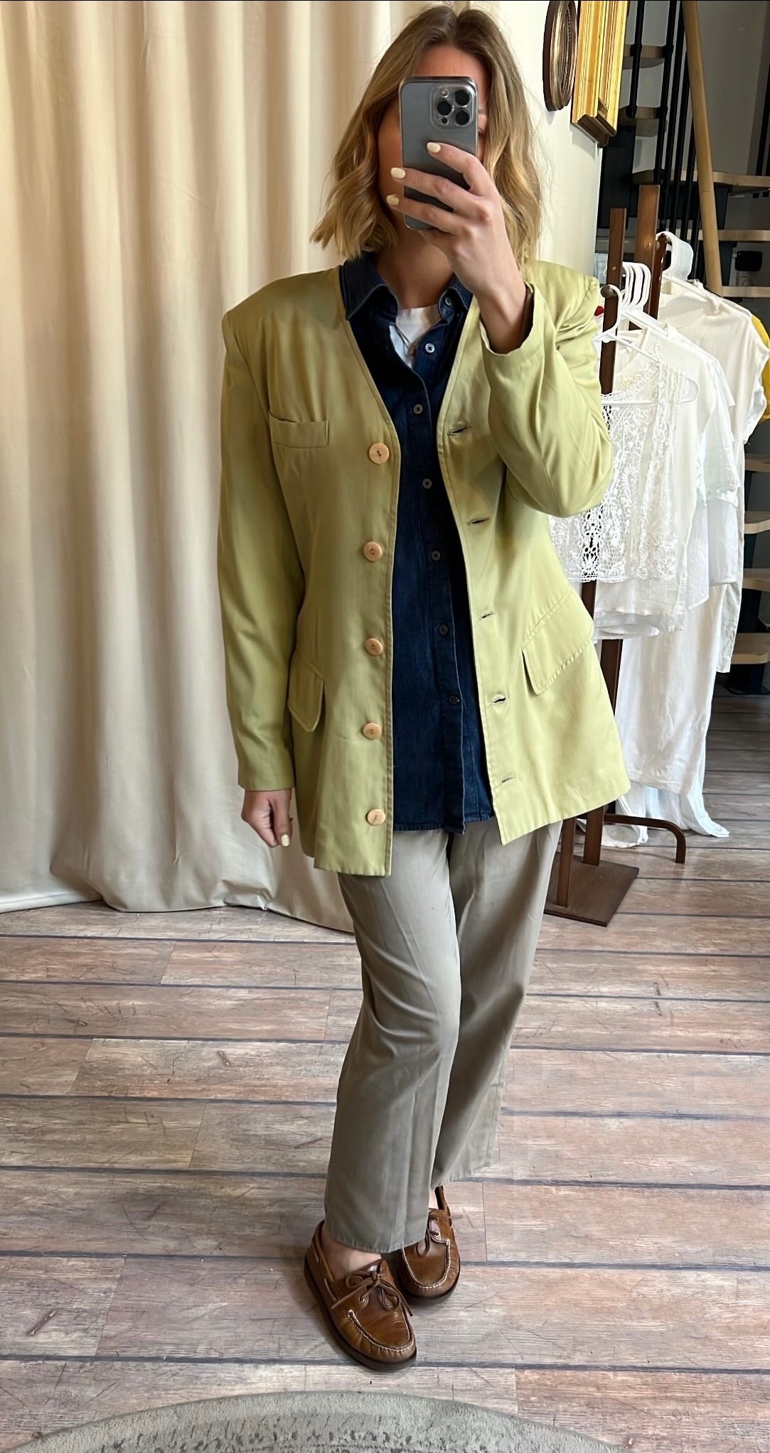 BLAZER VERDE CHIARO
