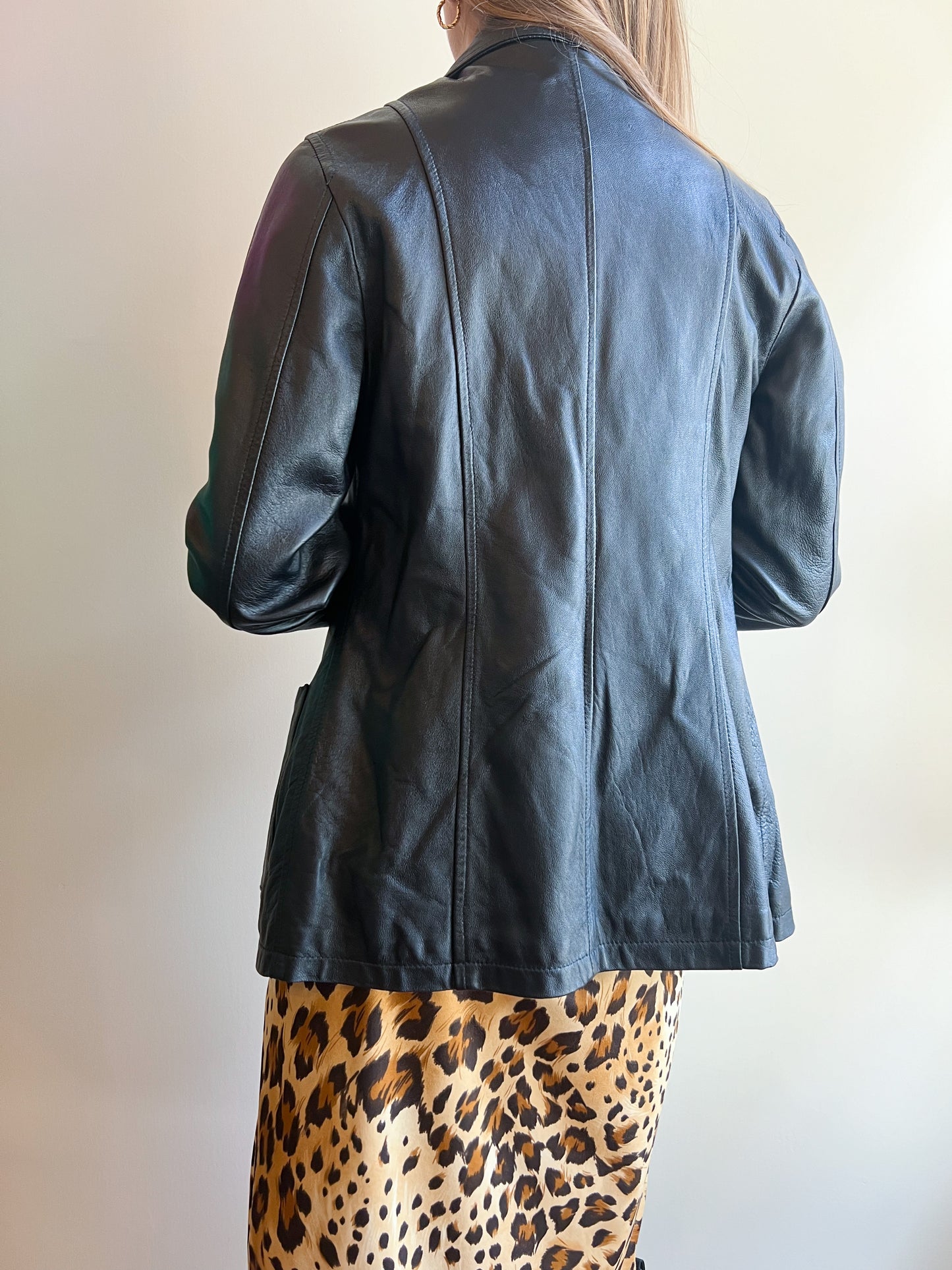 BLAZER IN PELLE