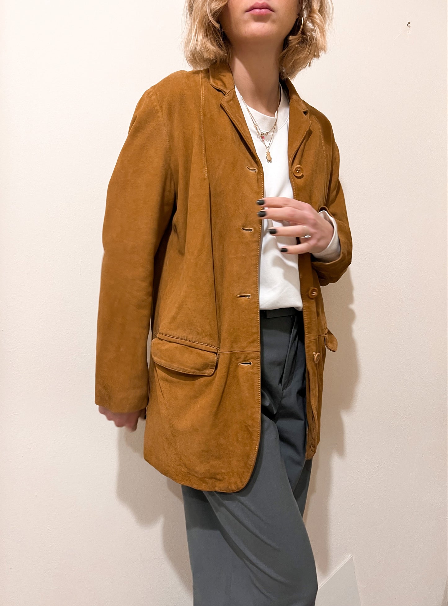 BLAZER IN SUEDE
