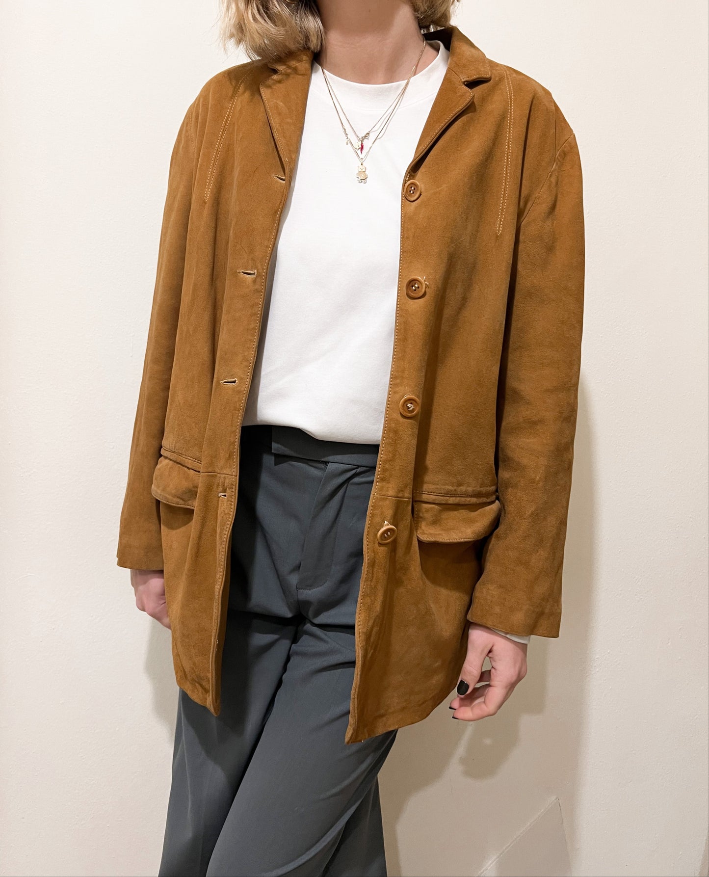 BLAZER IN SUEDE