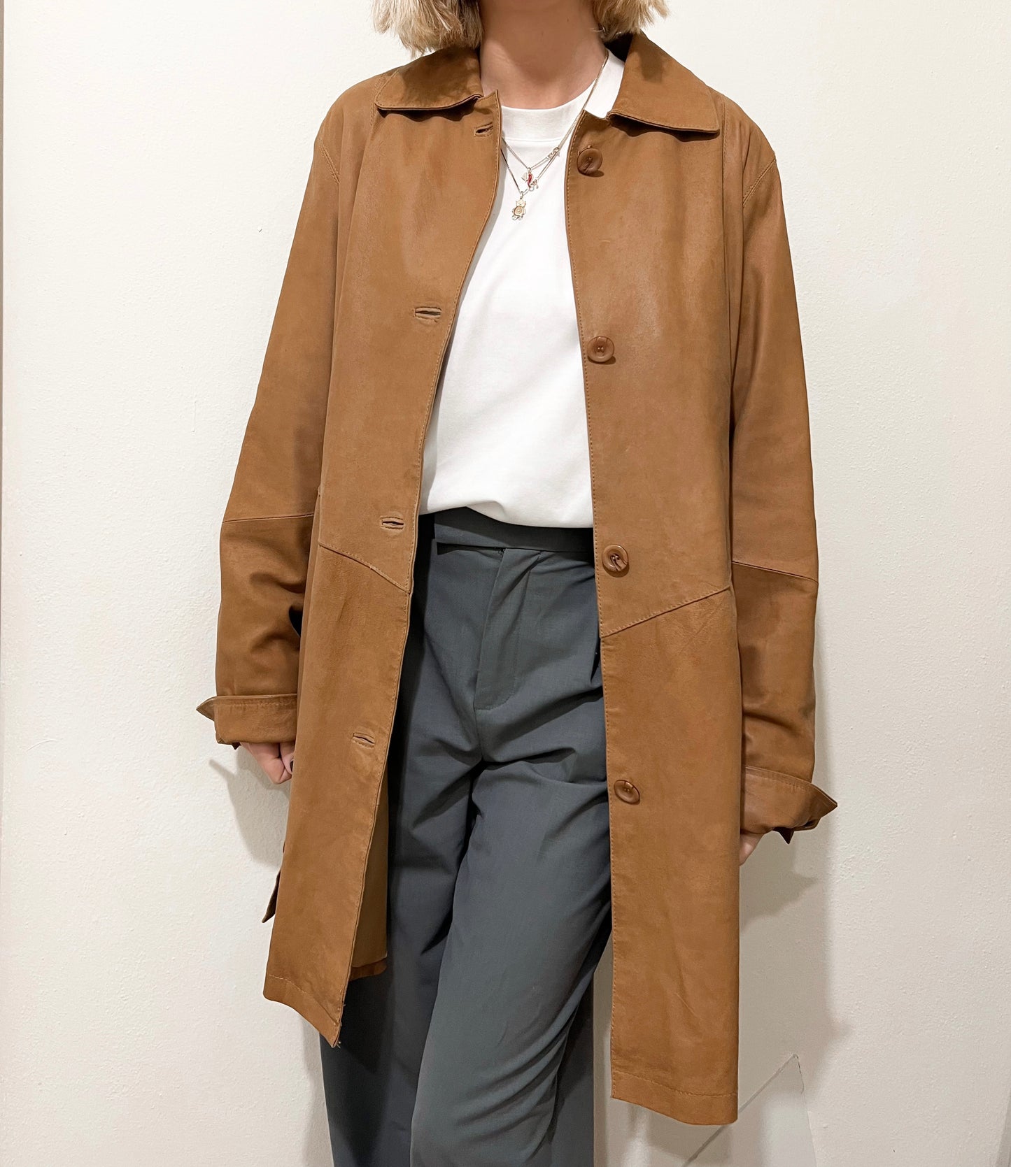 GIACCA LUNGA IN PELLE