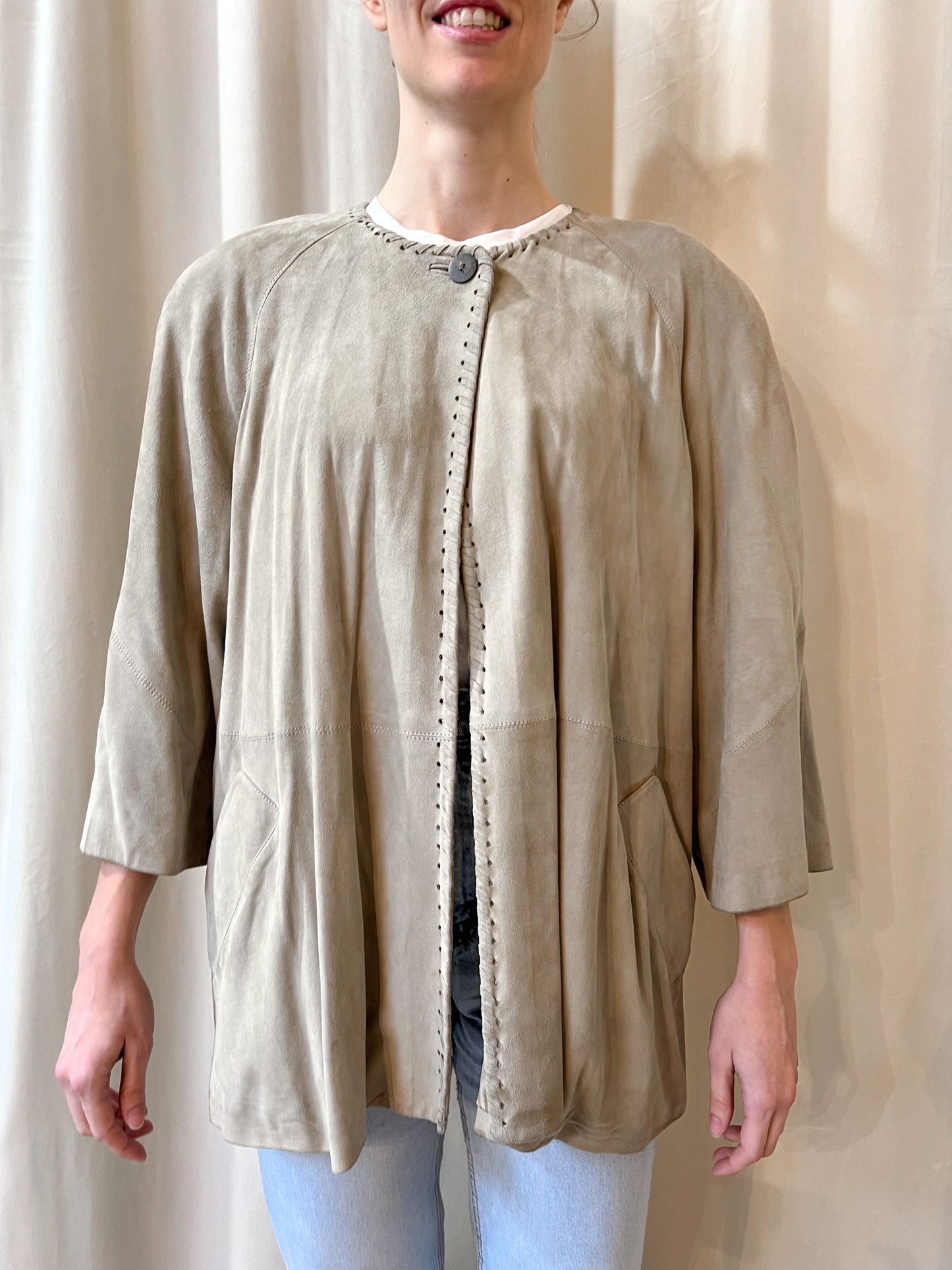 GIACCA IN SUEDE BASILE