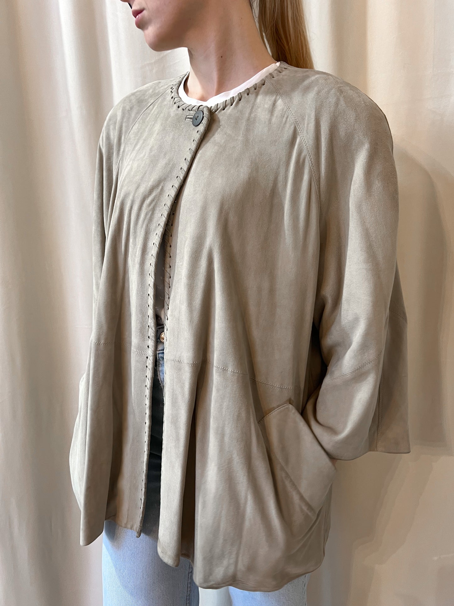 GIACCA IN SUEDE BASILE