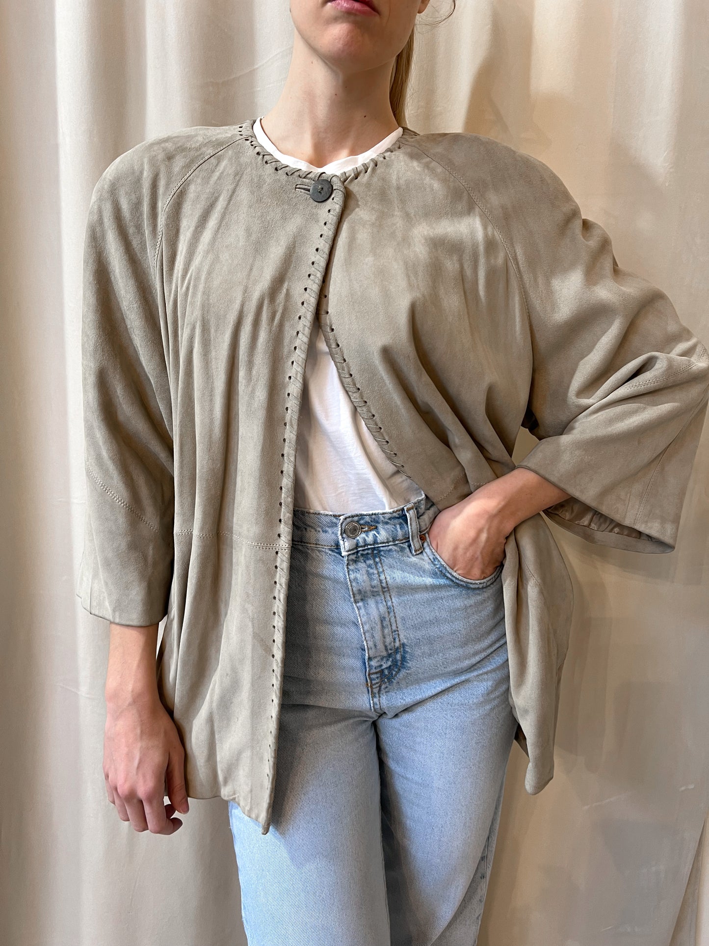 GIACCA IN SUEDE BASILE