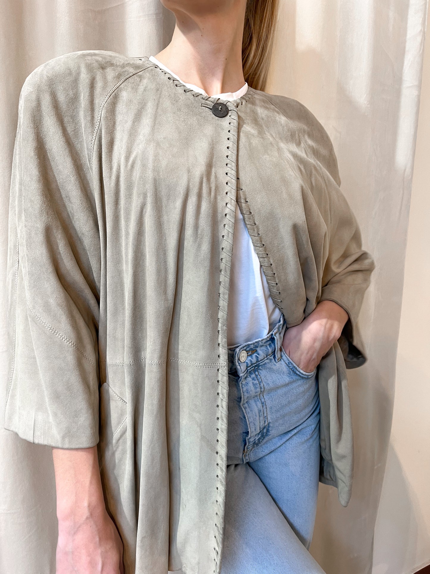 GIACCA IN SUEDE BASILE