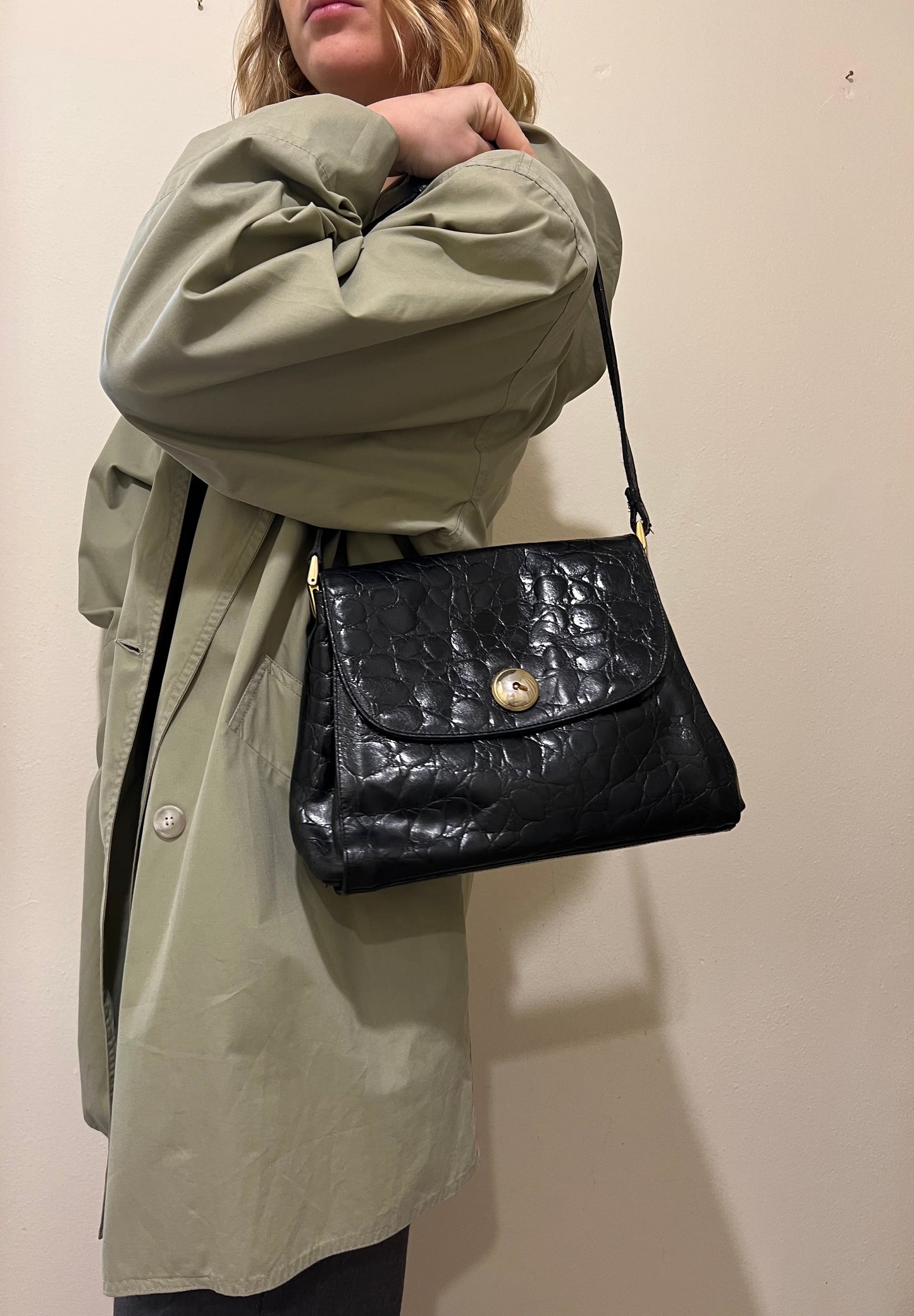 BORSA STAMPA RETTILE