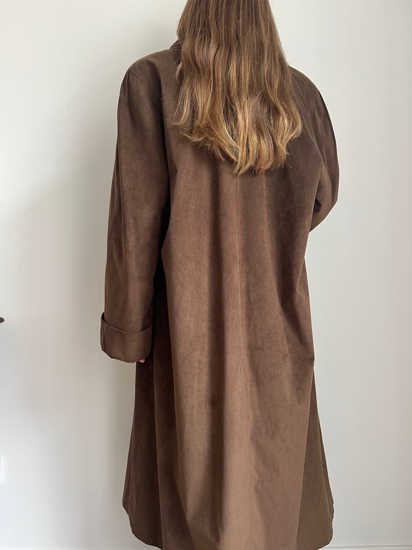 CAPPOTTO IN SUEDE ANNI 80