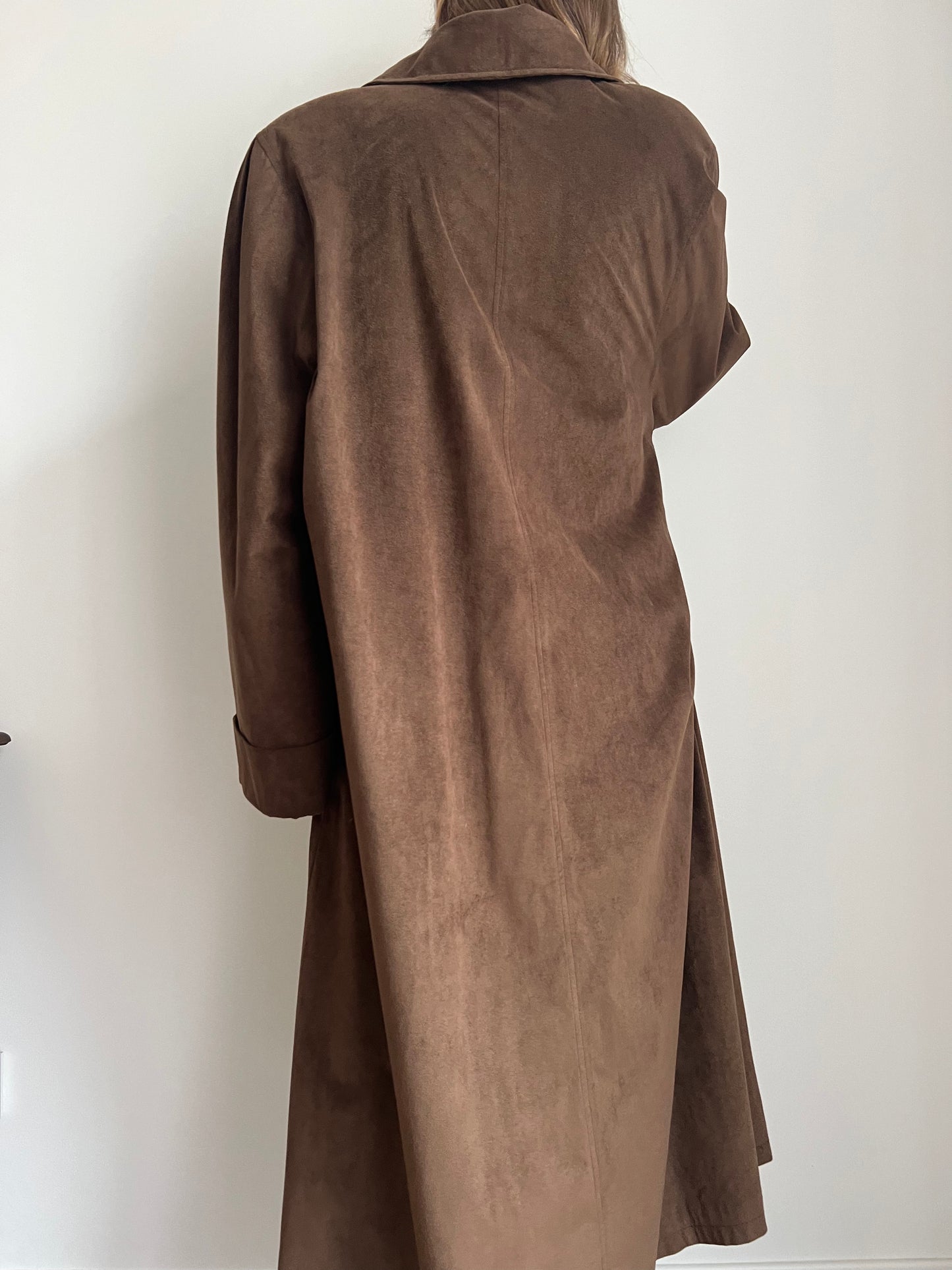 CAPPOTTO IN SUEDE ANNI 80