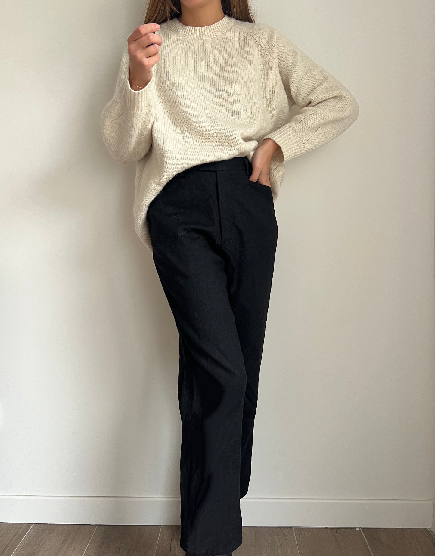 PANTALONI LANA YVES SAINT LAURENT