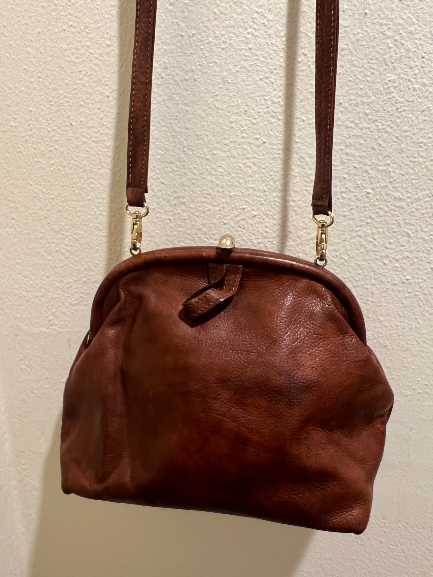 BORSA A TRACOLLA CUOIO