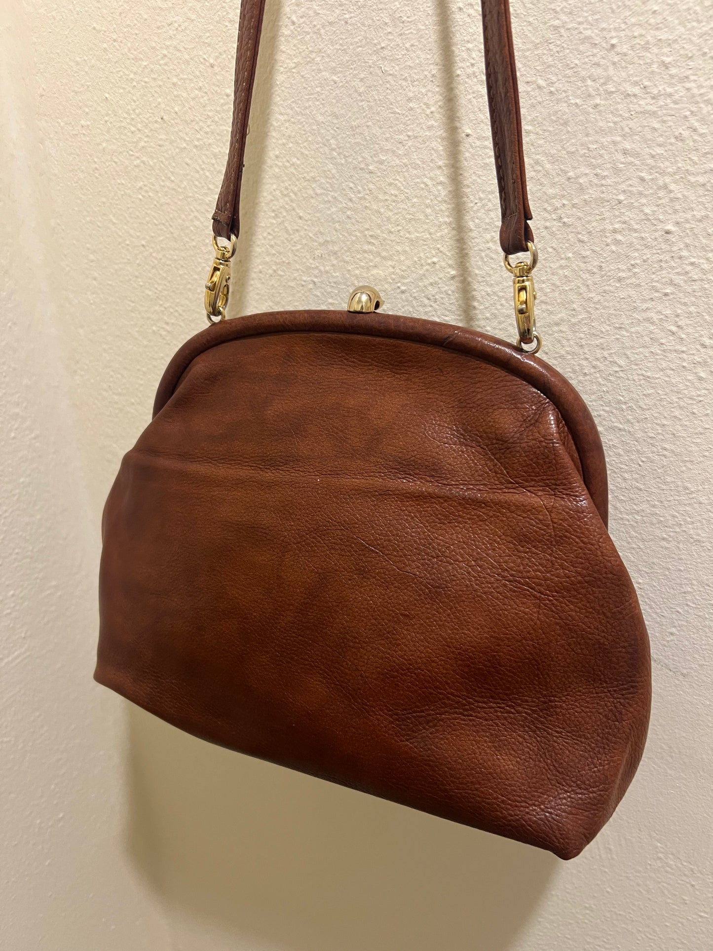 BORSA A TRACOLLA CUOIO