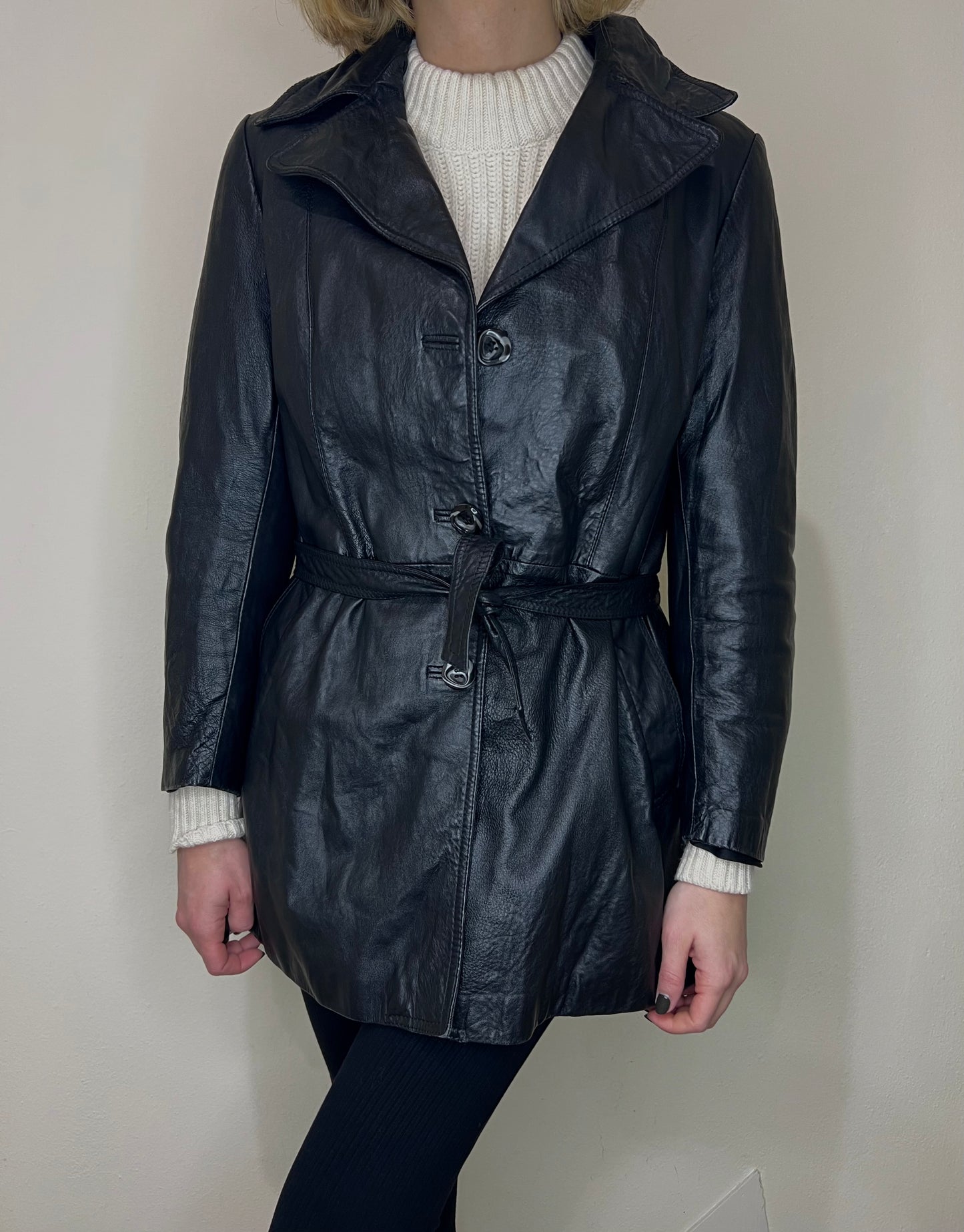 TRENCH IN PELLE