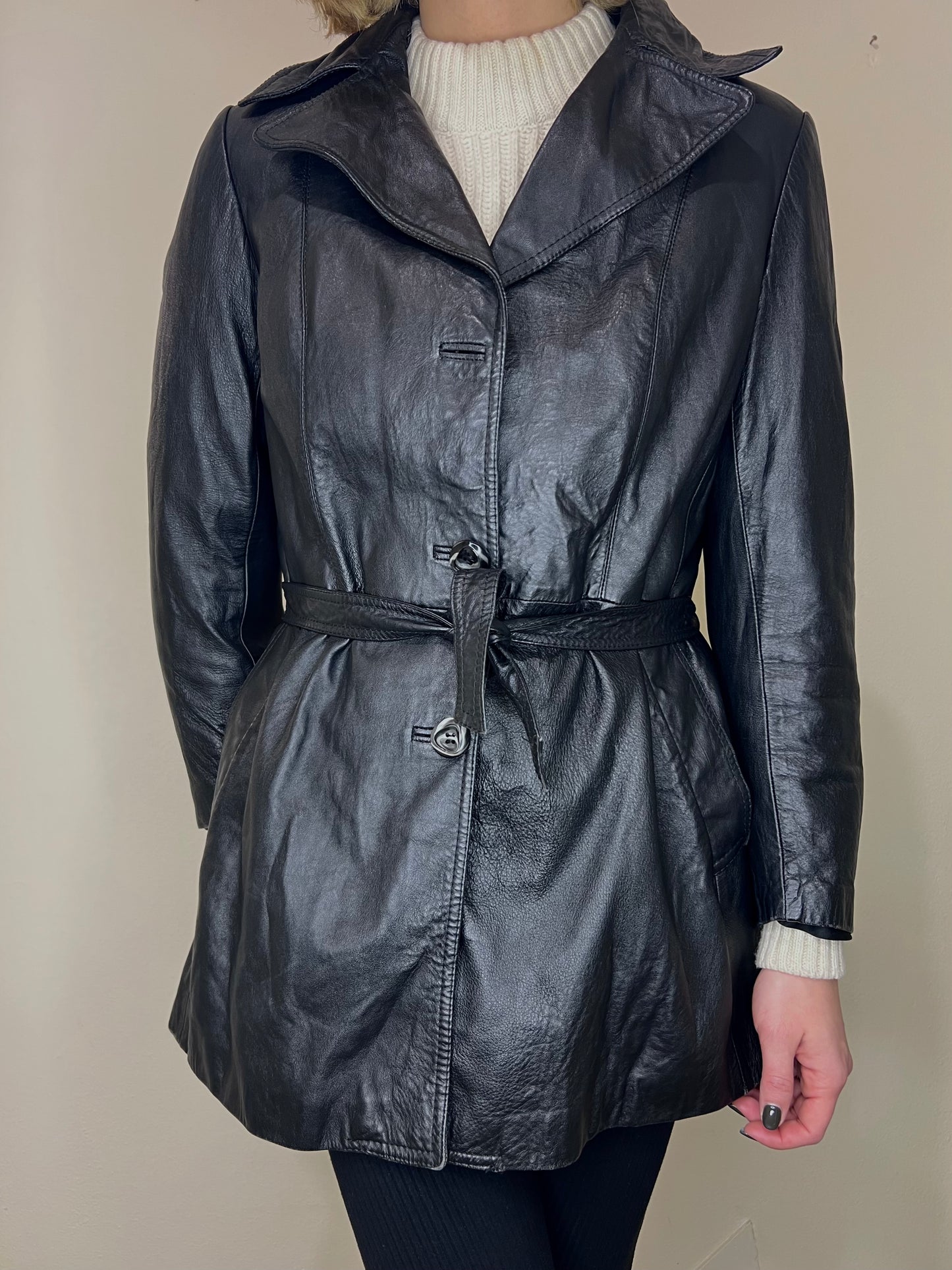 TRENCH IN PELLE