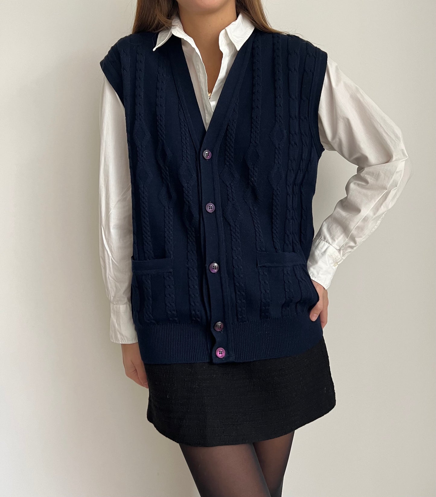 GILET BLU