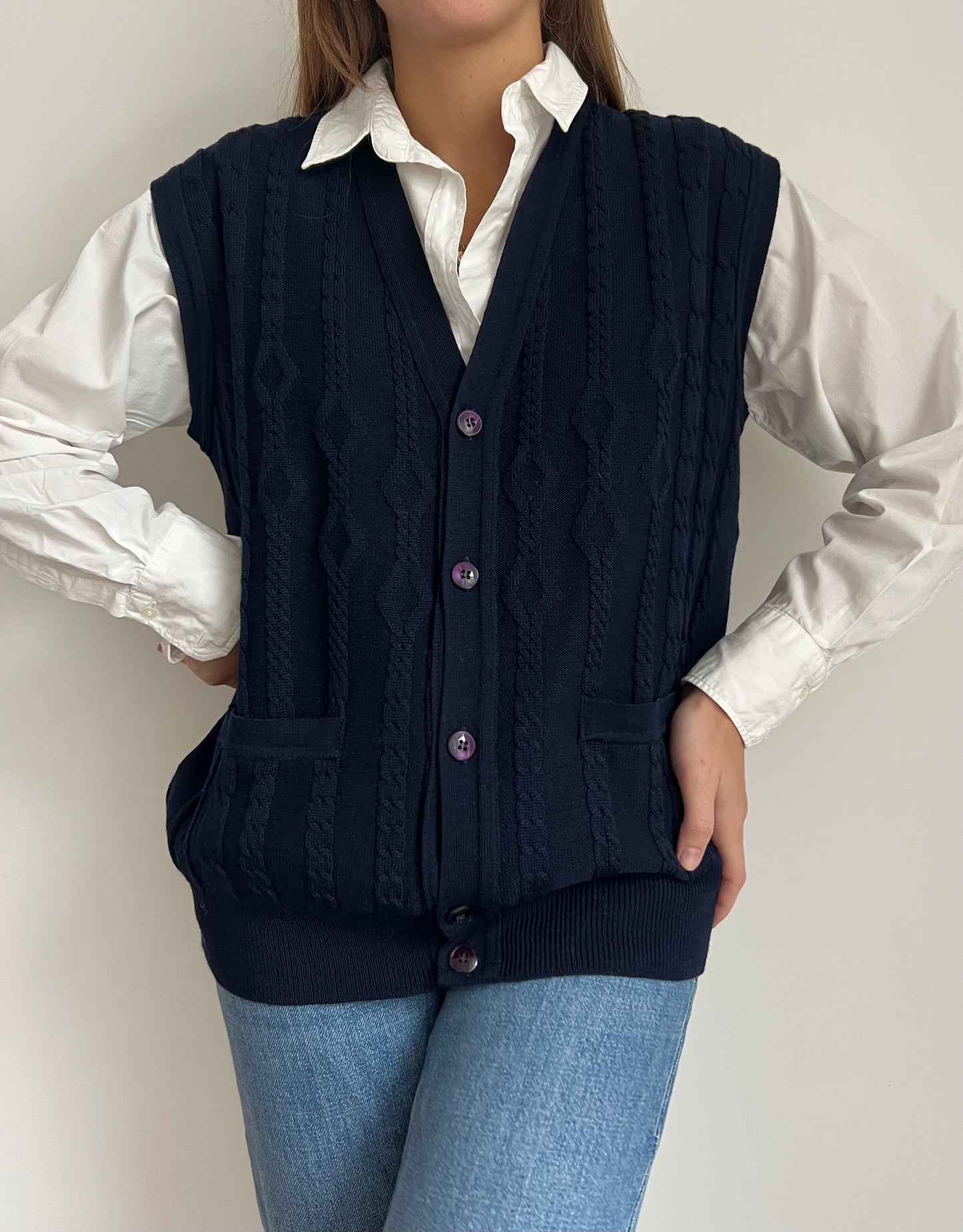 GILET BLU