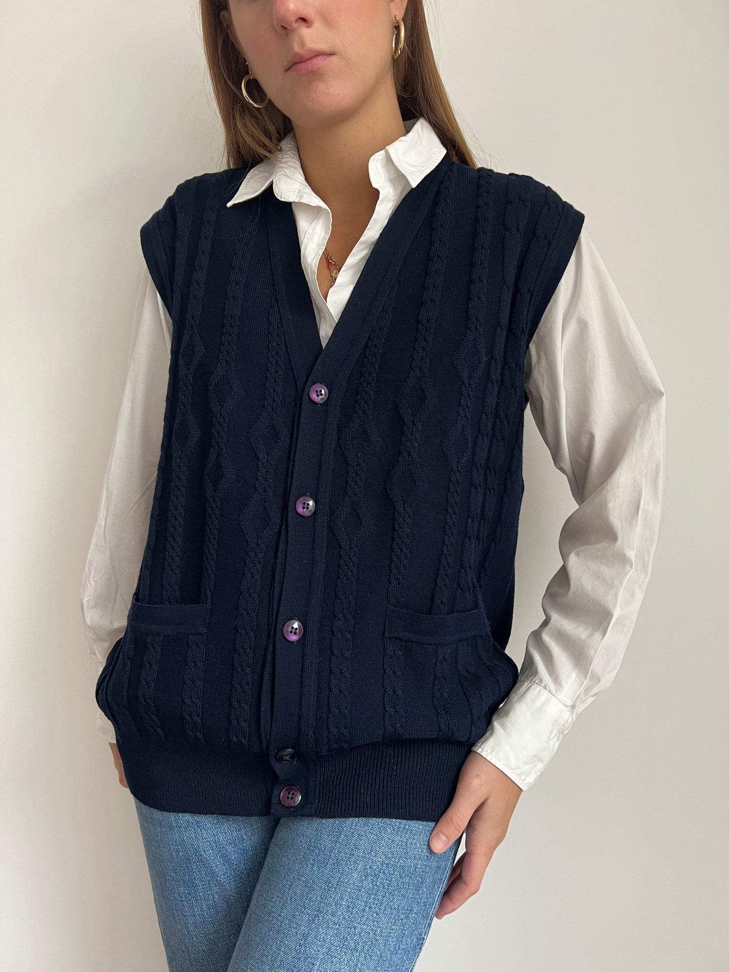 GILET BLU