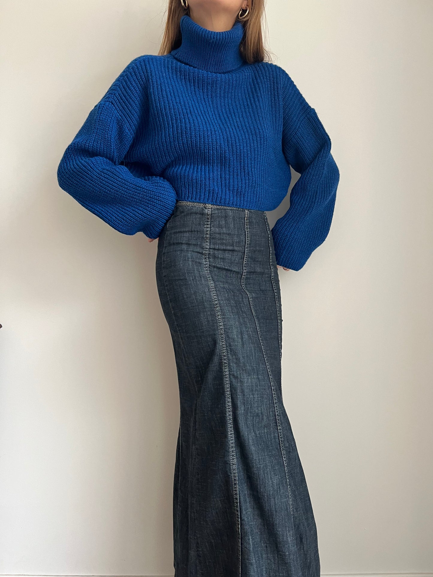 GONNA LUNGA DENIM