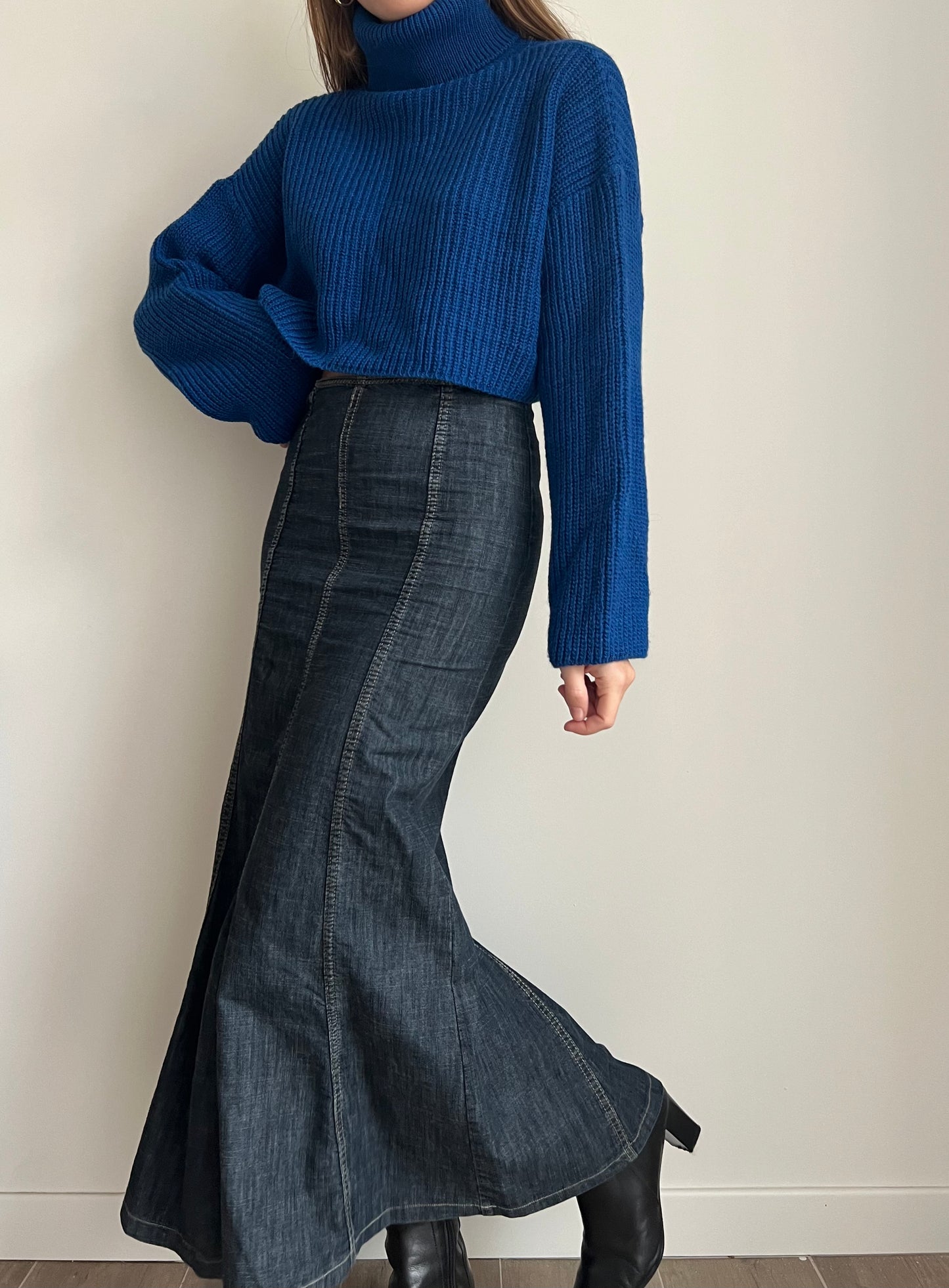 GONNA LUNGA DENIM