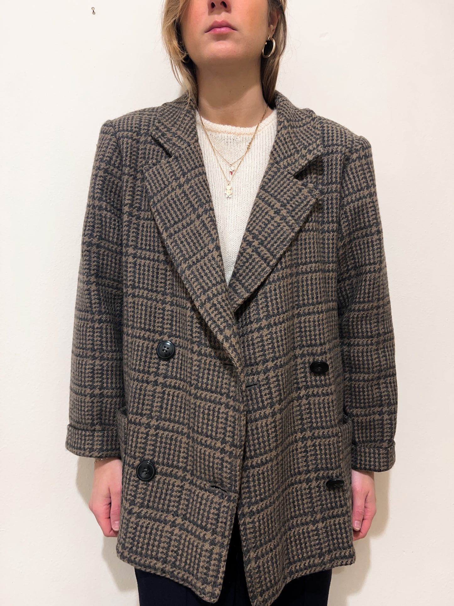 BLAZER DOPPIOPETTO PIED DE POULE
