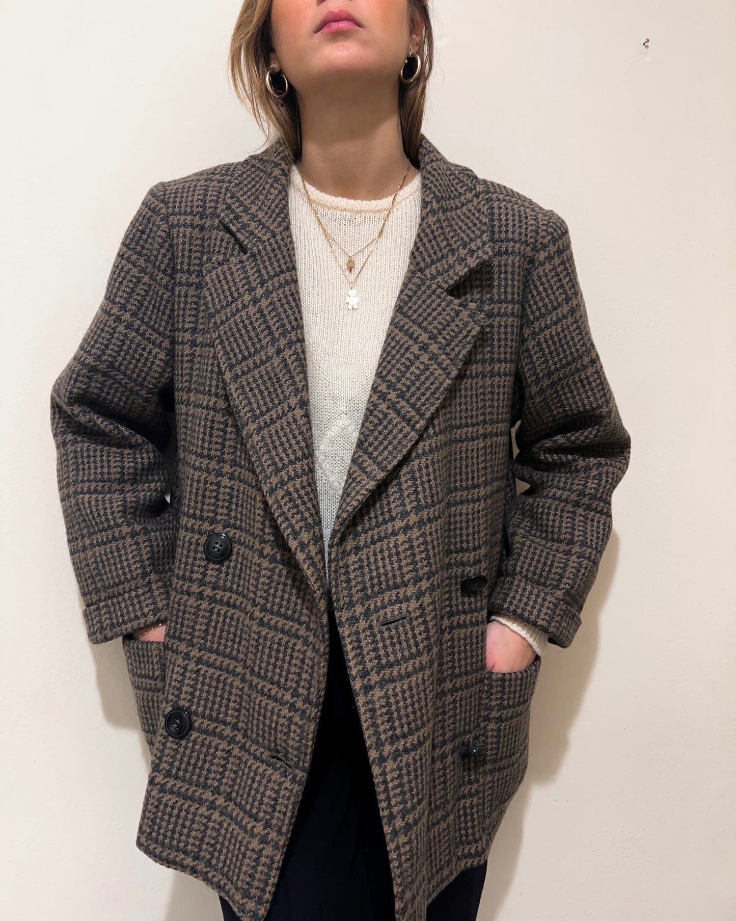 BLAZER DOPPIOPETTO PIED DE POULE