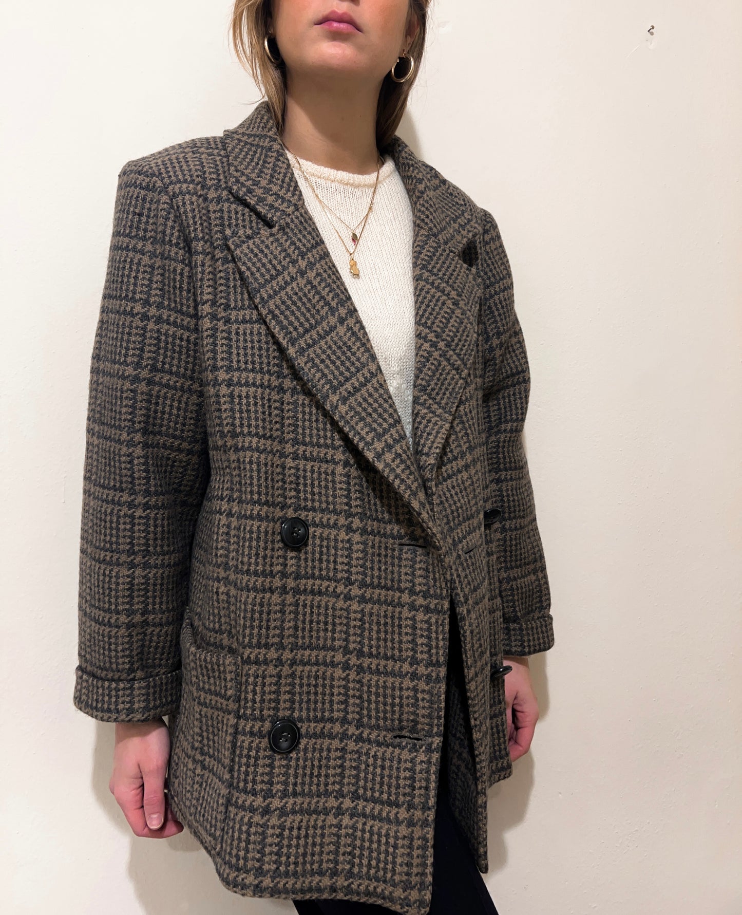 BLAZER DOPPIOPETTO PIED DE POULE