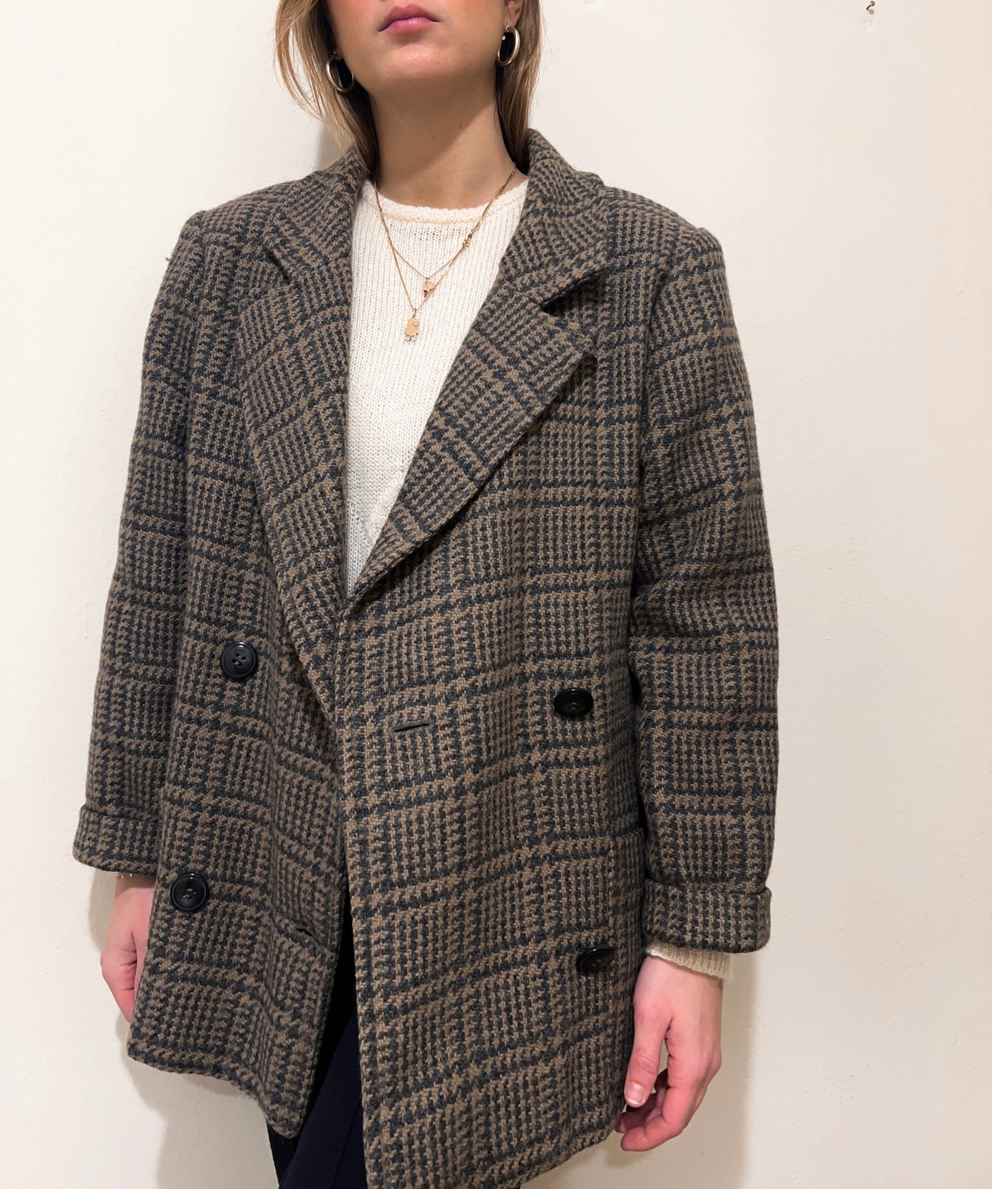 BLAZER DOPPIOPETTO PIED DE POULE