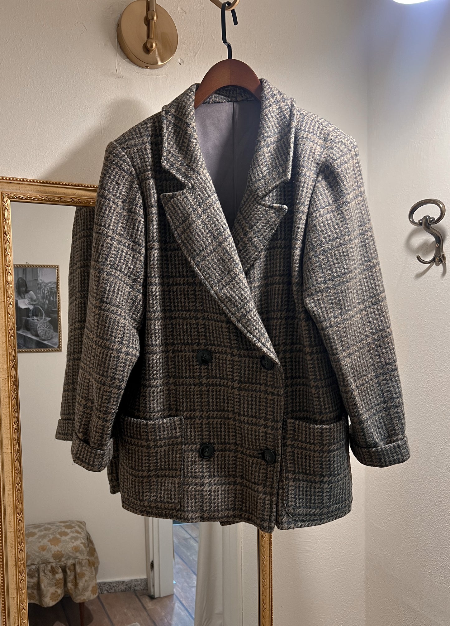 BLAZER DOPPIOPETTO PIED DE POULE