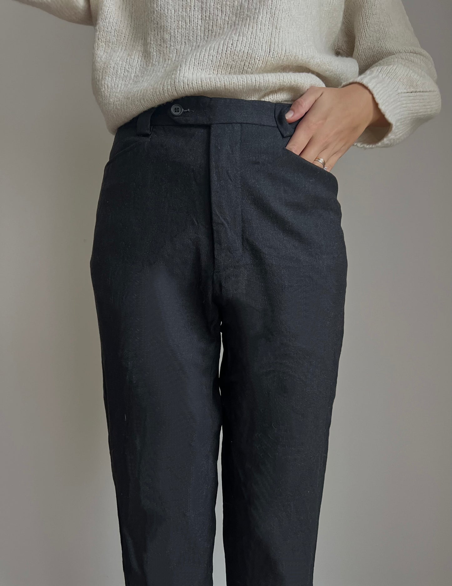 PANTALONI LANA YVES SAINT LAURENT