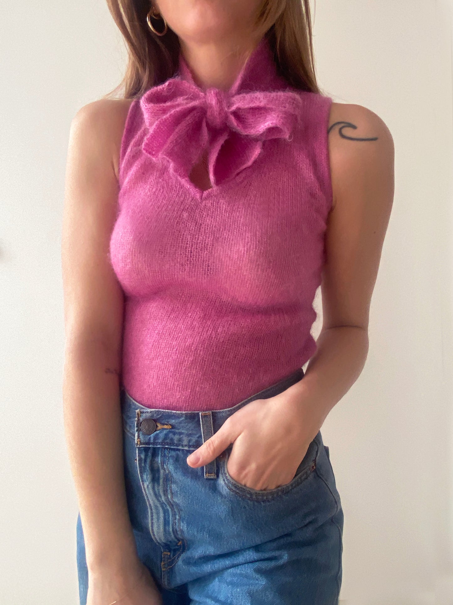 TOP IN MOHAIR