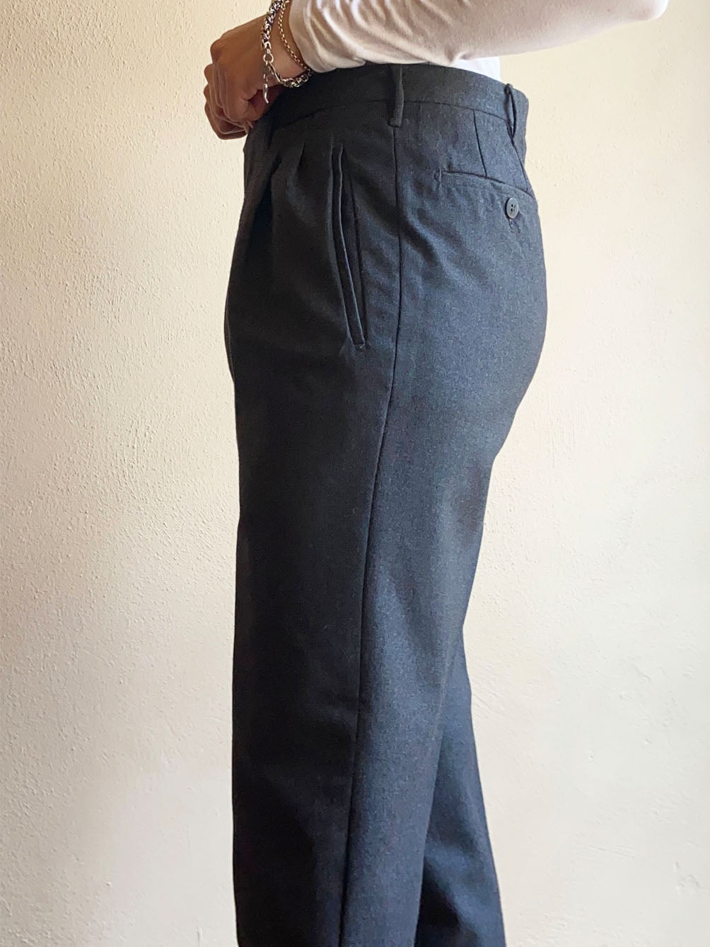 PANTALONE SARTORIALE IN LANA