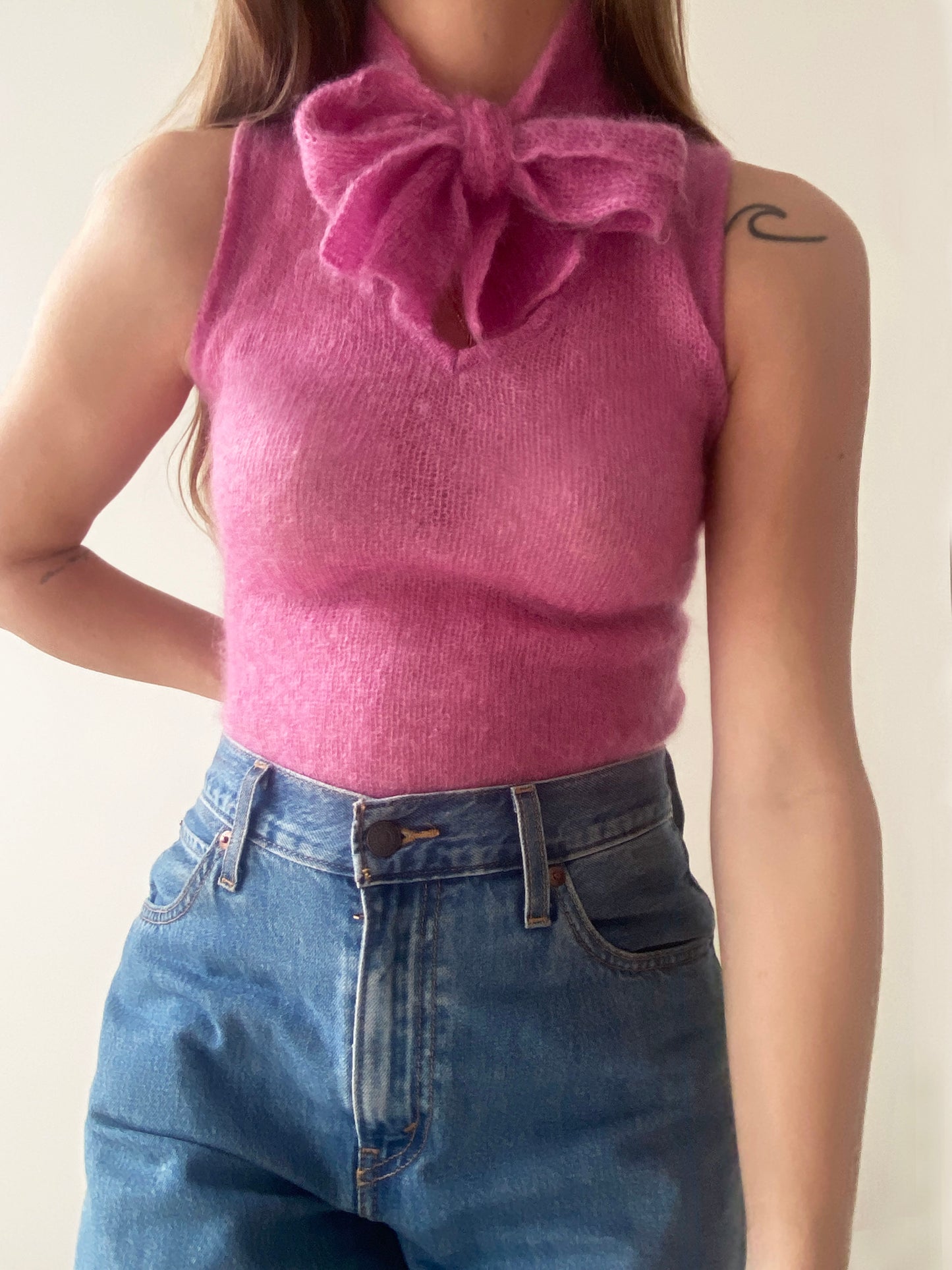 TOP IN MOHAIR