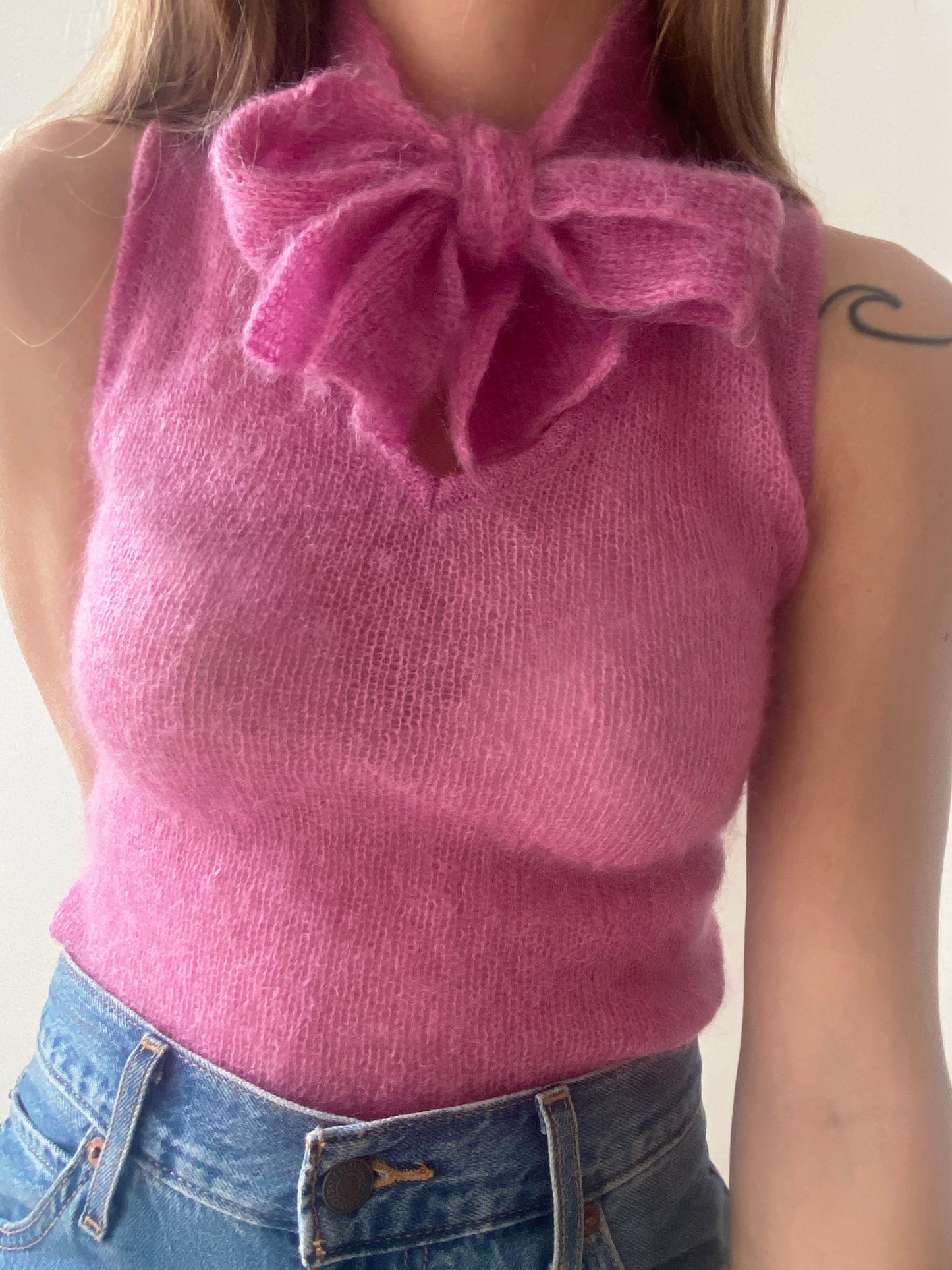 TOP IN MOHAIR