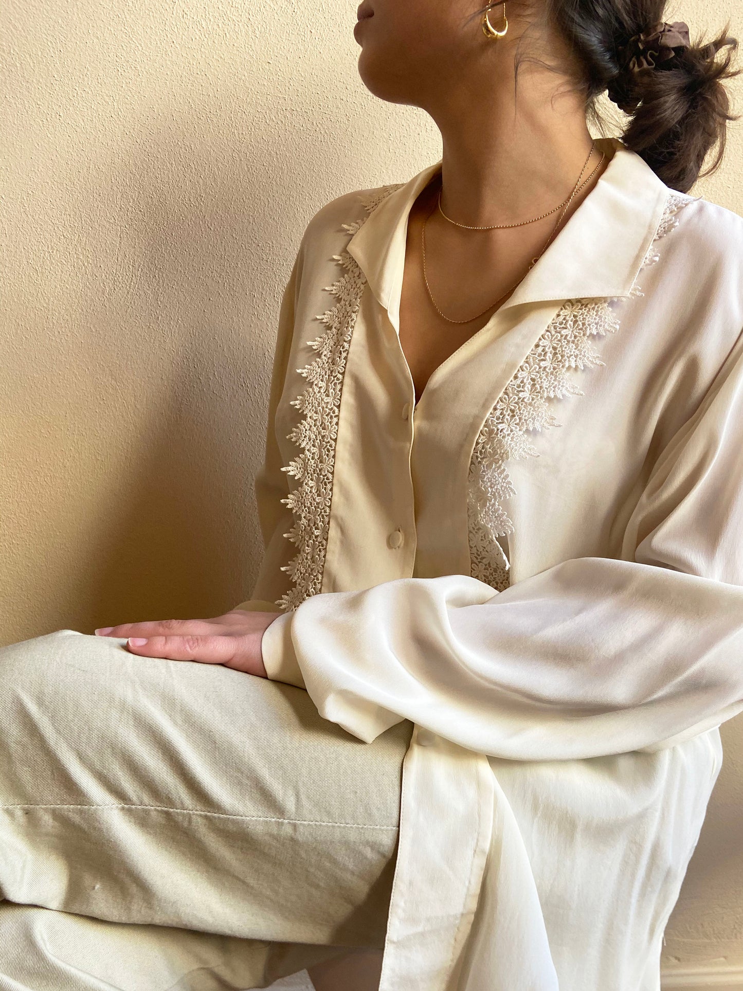 CAMICIA PANNA MADE IN ITALY