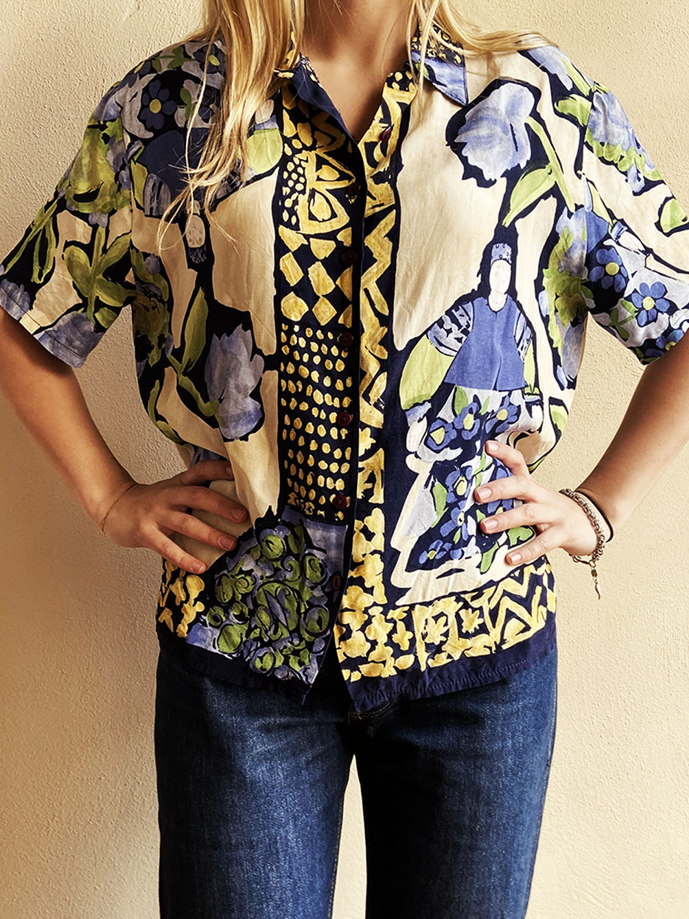 CAMICIA MANICHE CORTE VISCOSA