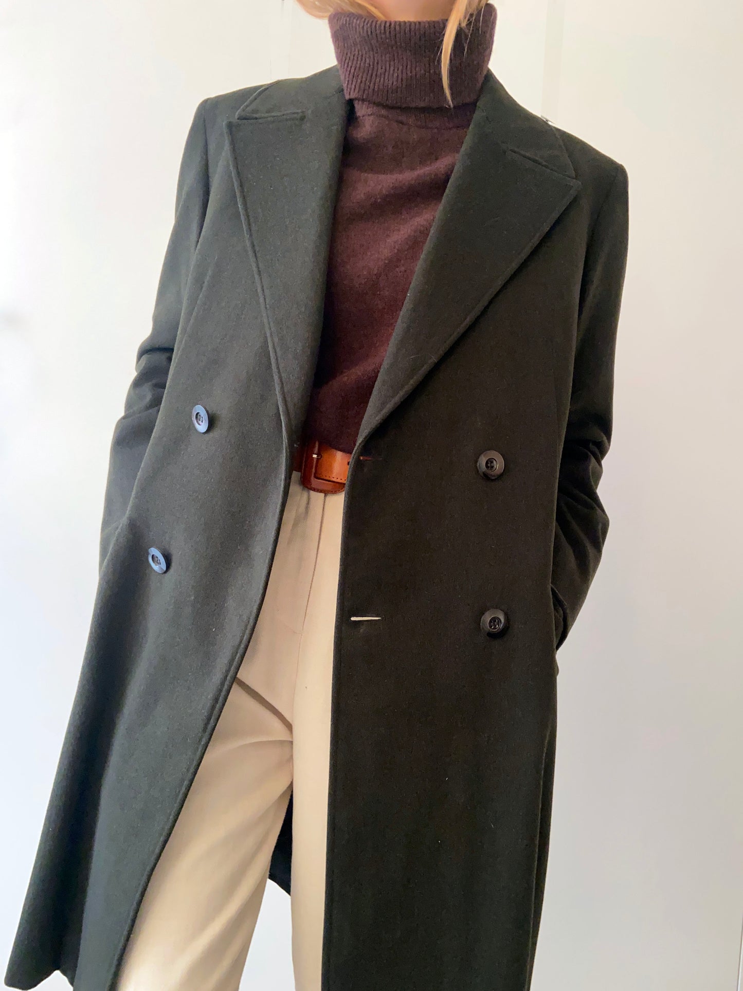 CAPPOTTO VERDONE 100% LANA