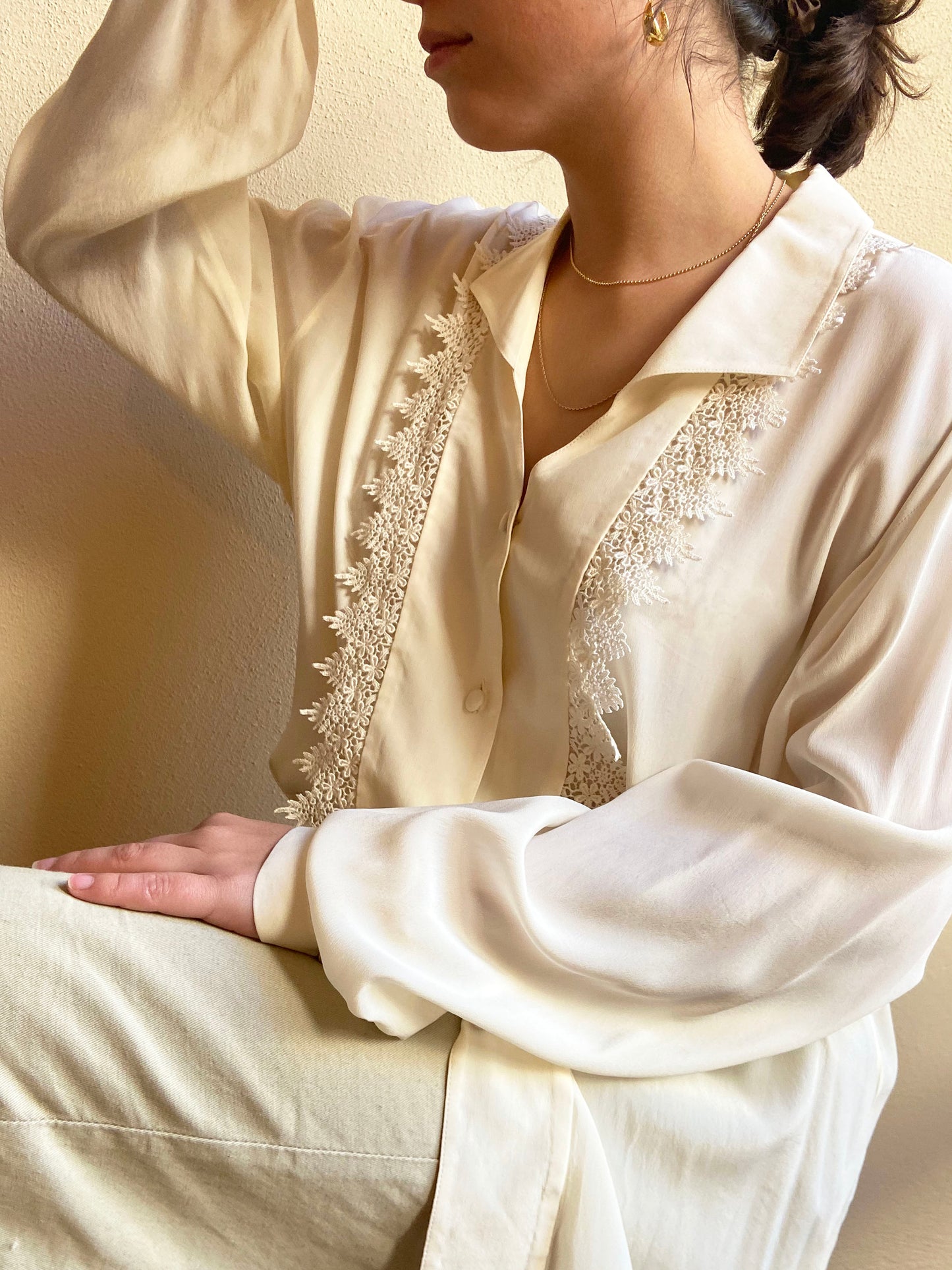 CAMICIA PANNA MADE IN ITALY