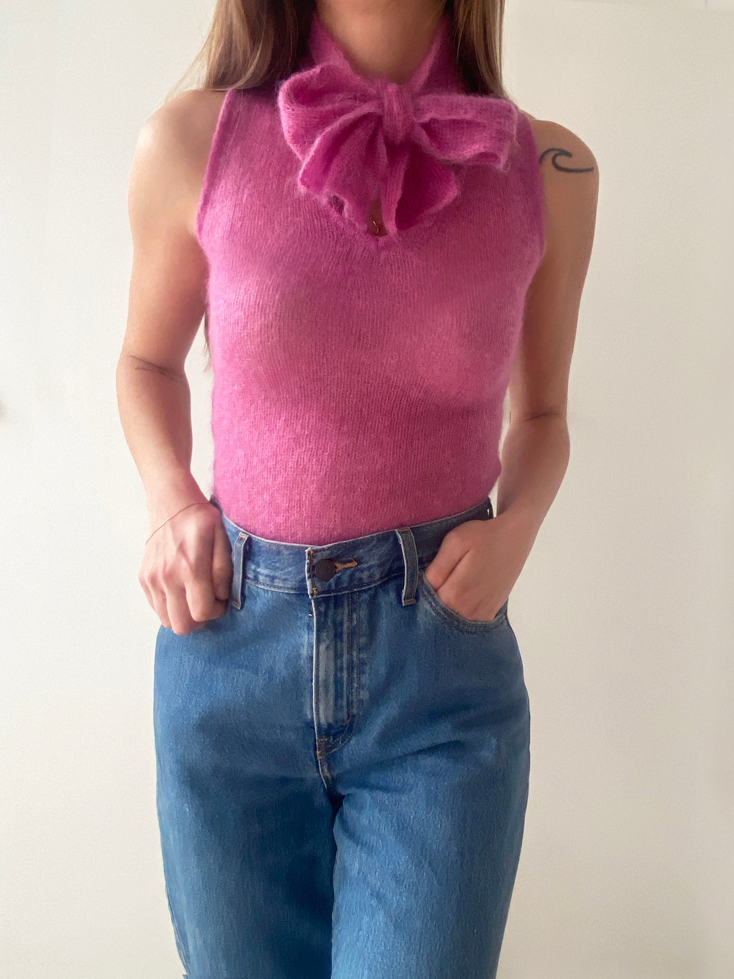 TOP IN MOHAIR
