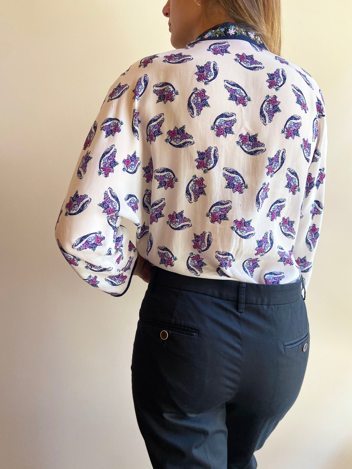 CAMICIA CON COLLETTO RICAMATO