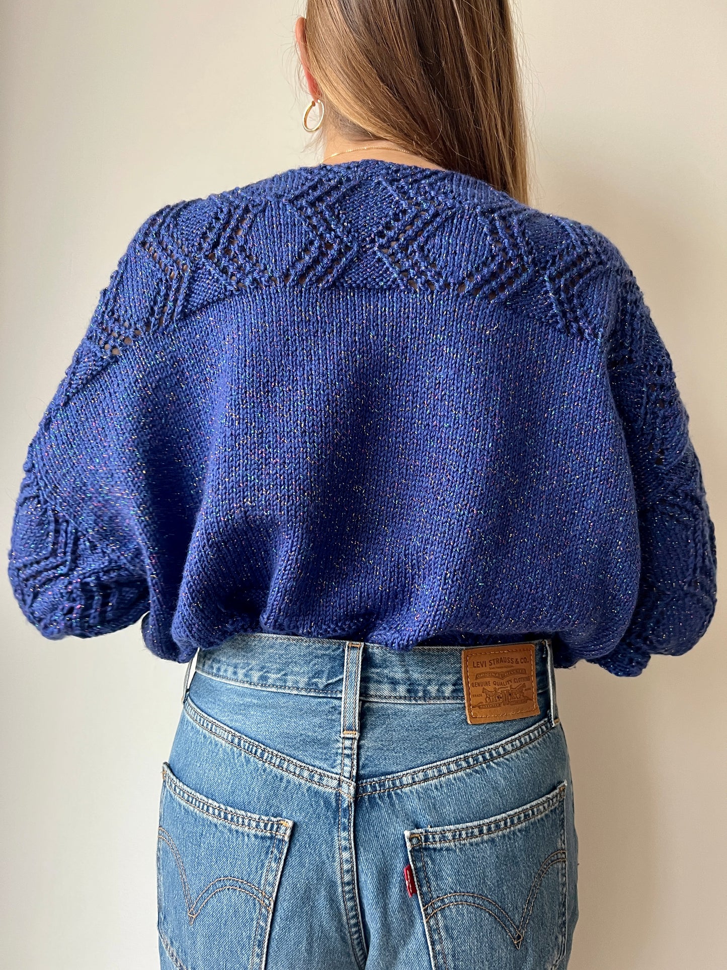 MAGLIONE VIOLA LAMÈ