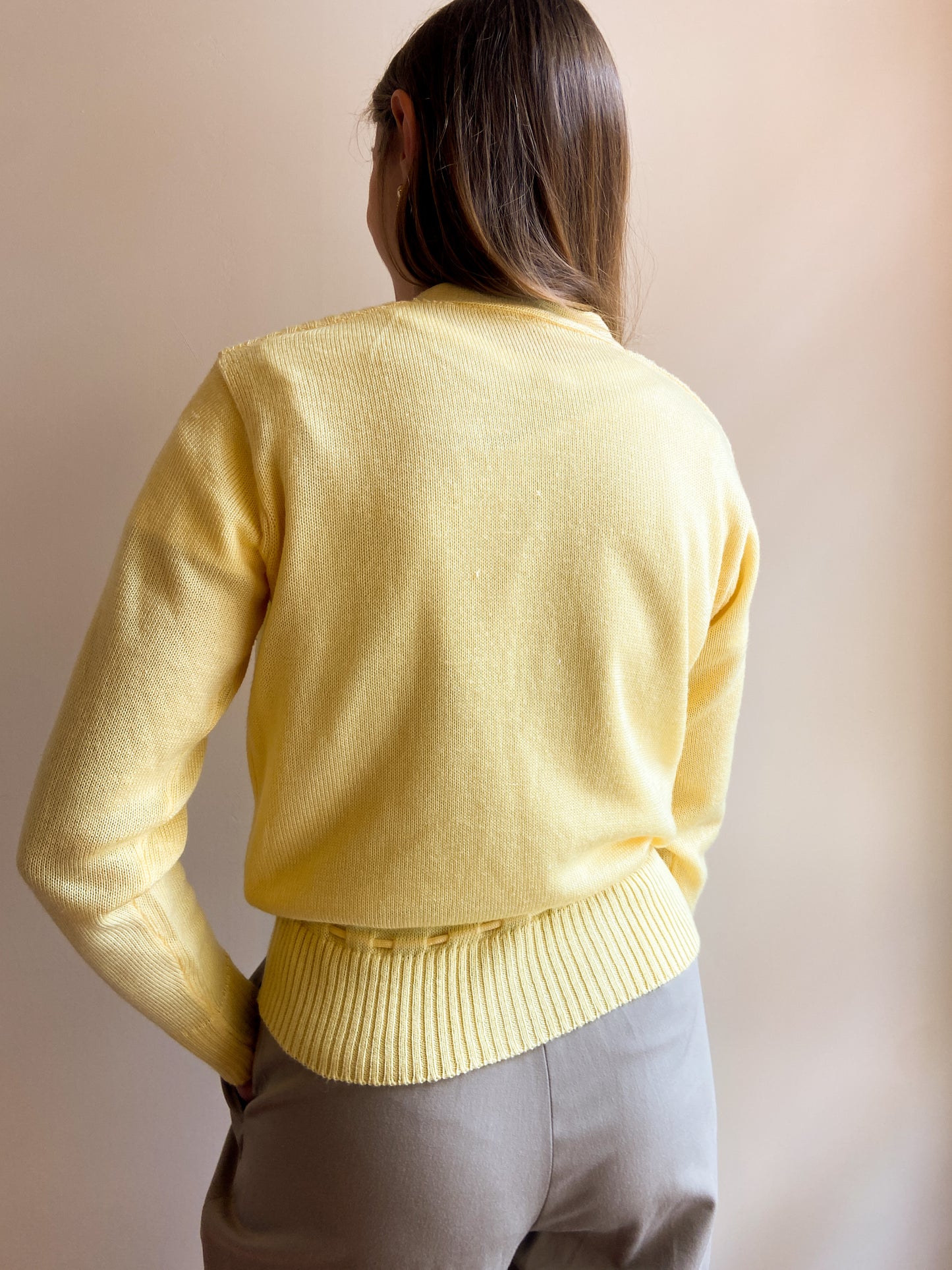 CARDIGAN GIALLO