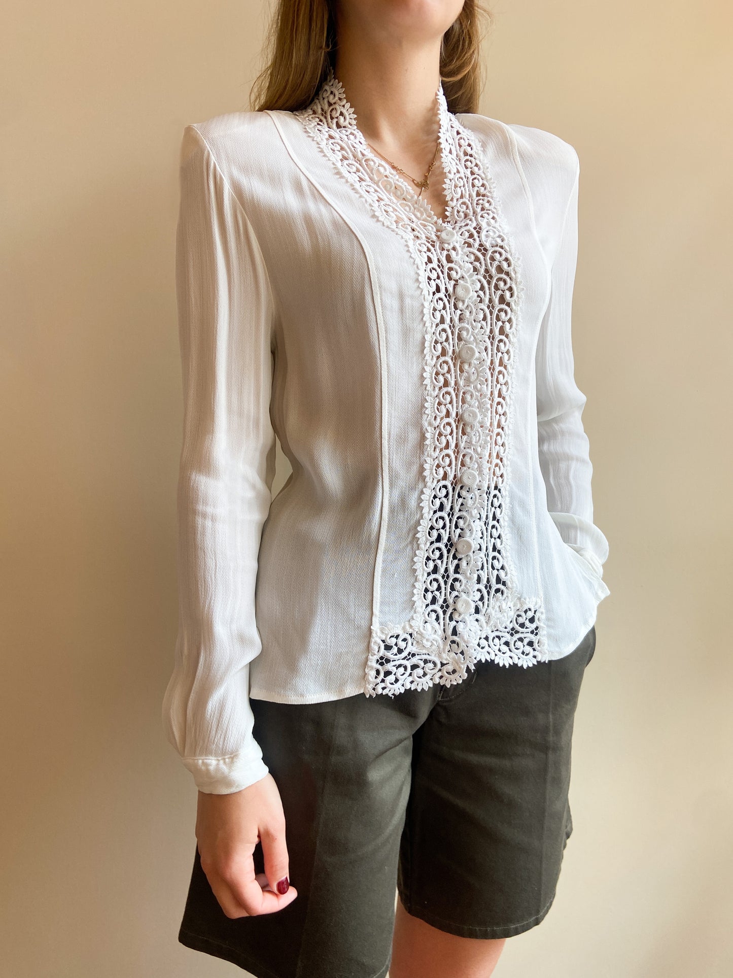 CAMICIA IN PIZZO