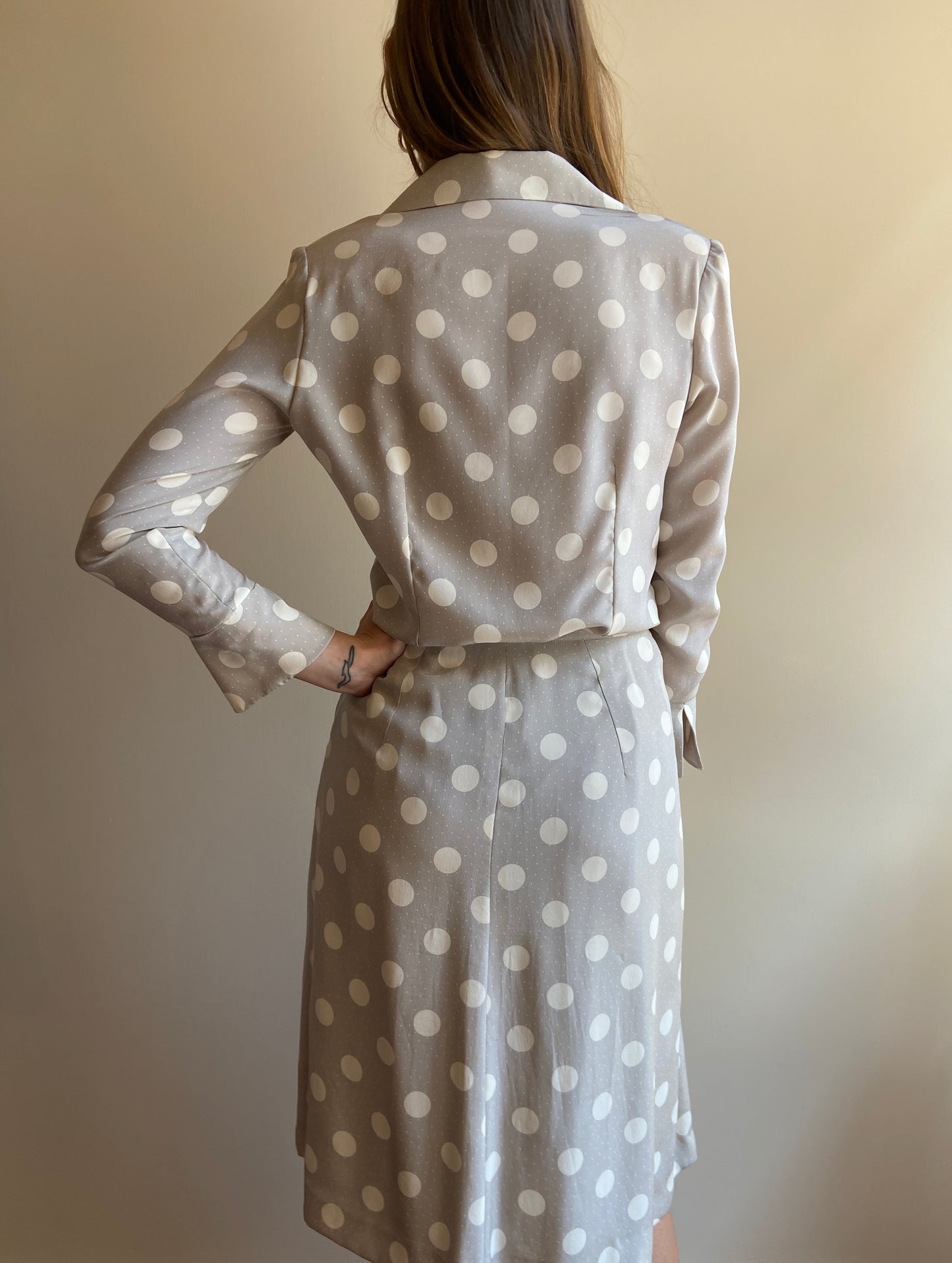 COMPLETO VINTAGE A POIS