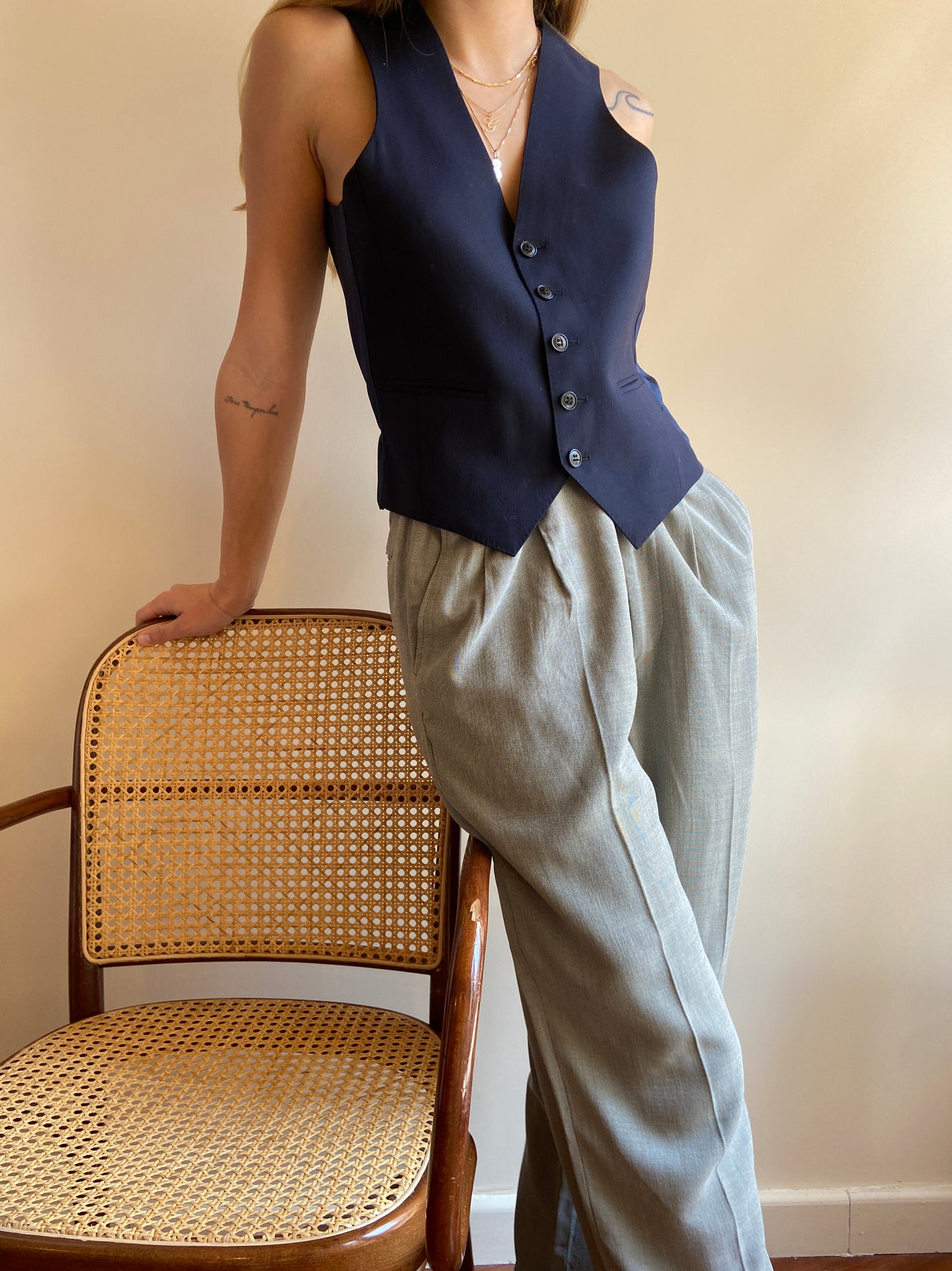GILET SARTORIALE BLU