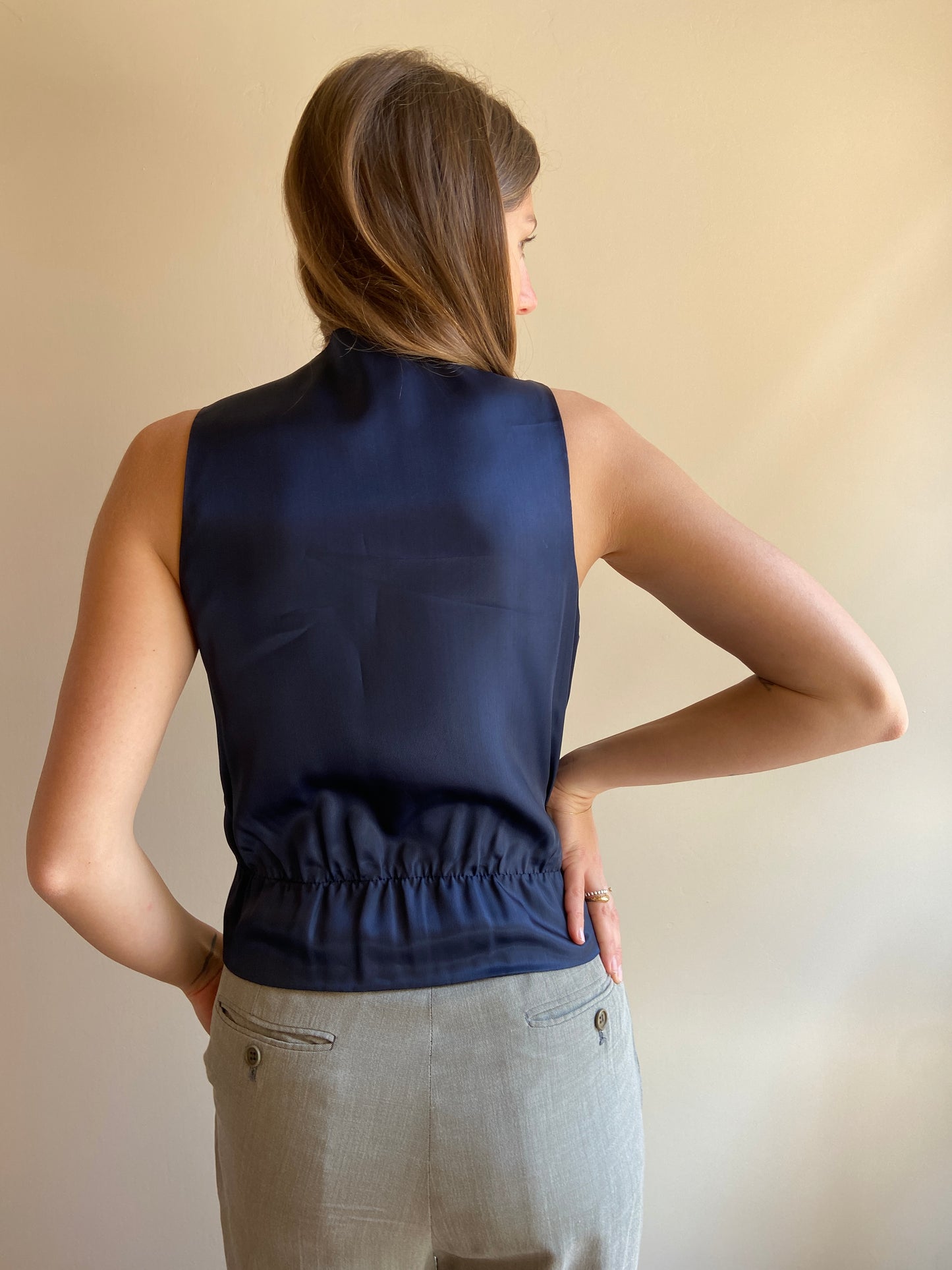 GILET SARTORIALE BLU