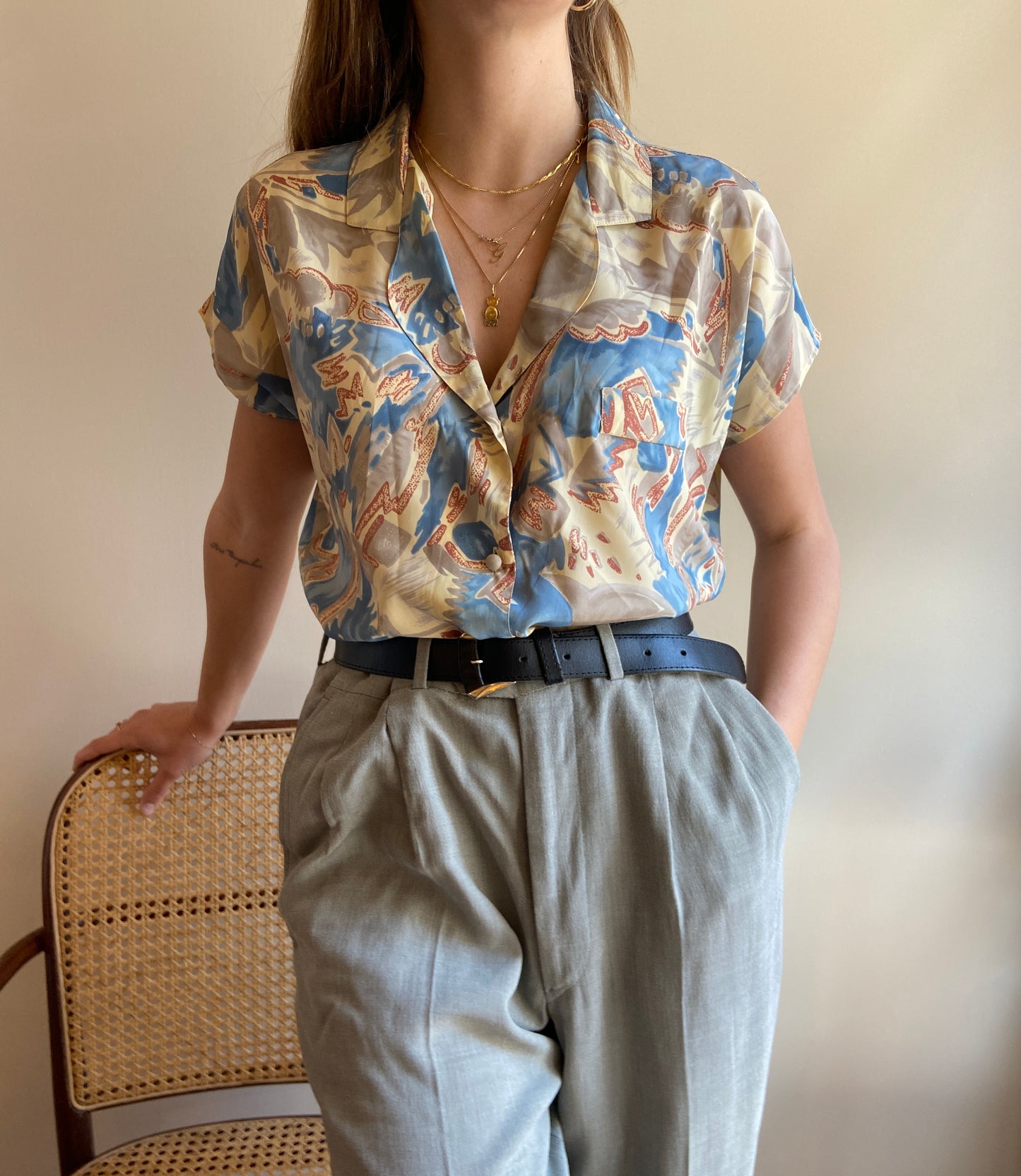 CAMICIA IN SETA