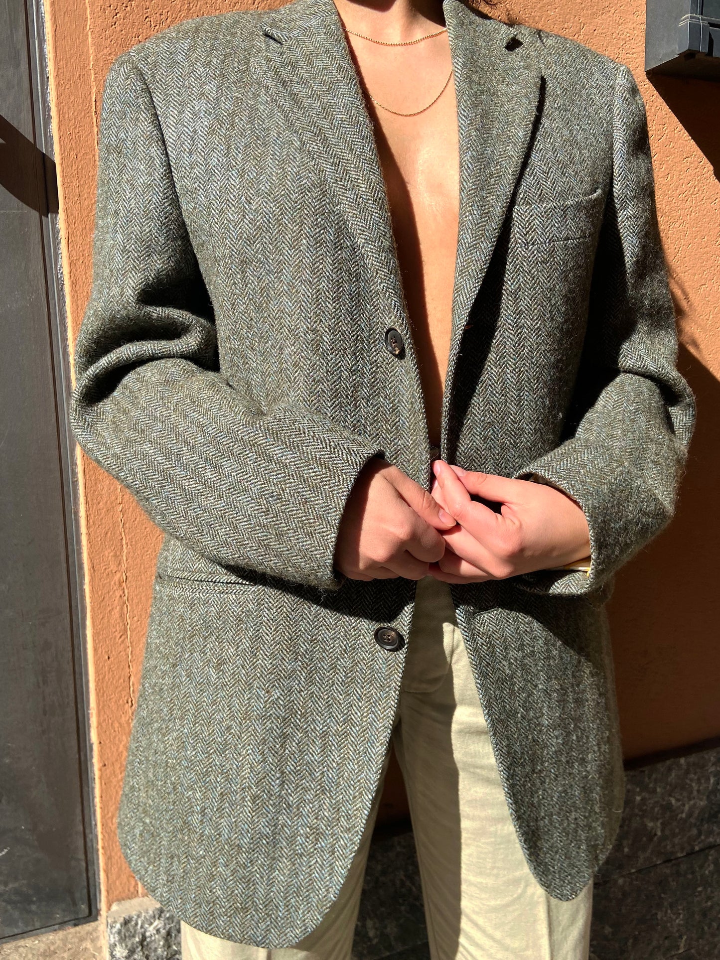 BLAZER SPIGATO GRIGIO SCURO